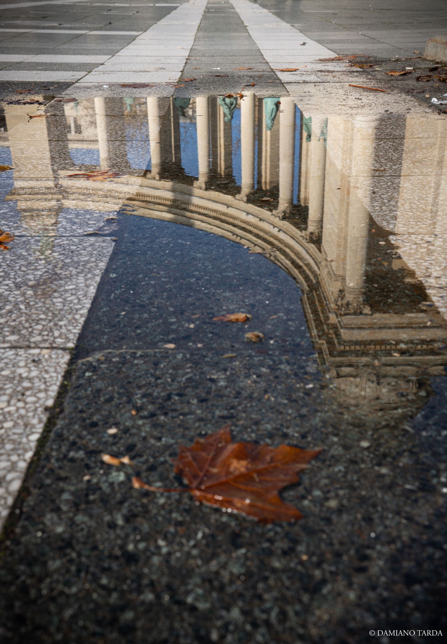 riflesso, piazza degli eroi, budapest