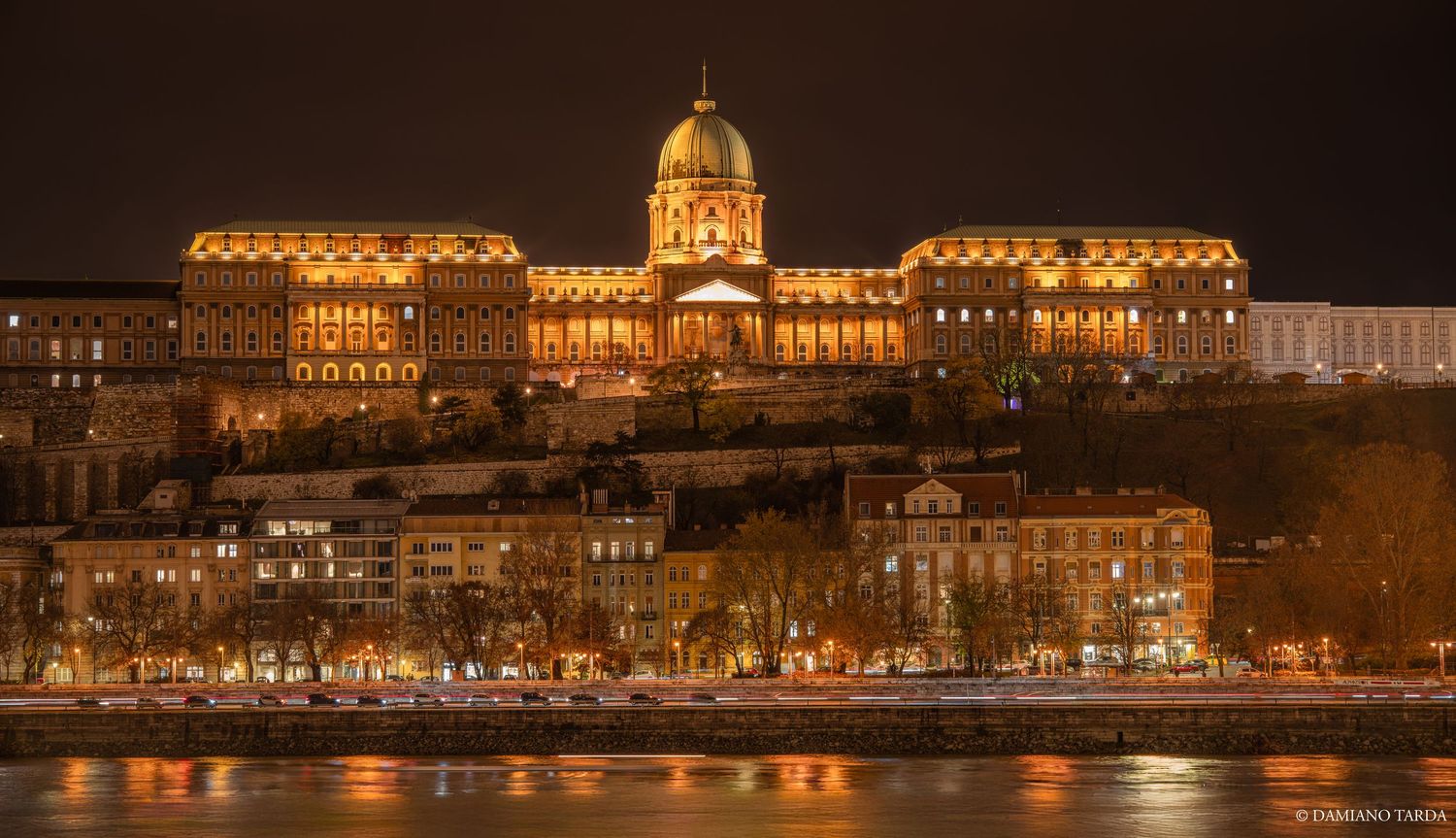 castello di Buda, visto da Pest. Ungheria