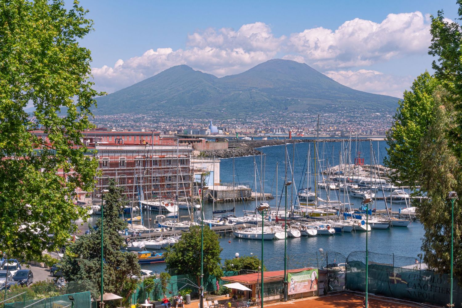 Fotografia di paesaggio, Napoli. Veduta Vesuvio