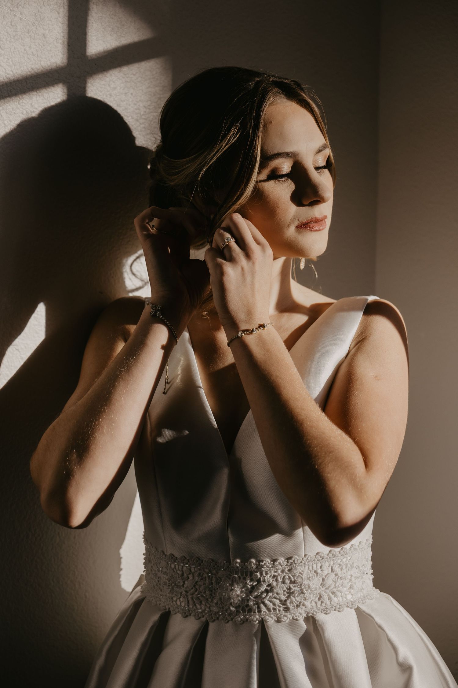Timeless bridal portrait by Whispering Willow Collective LLC.