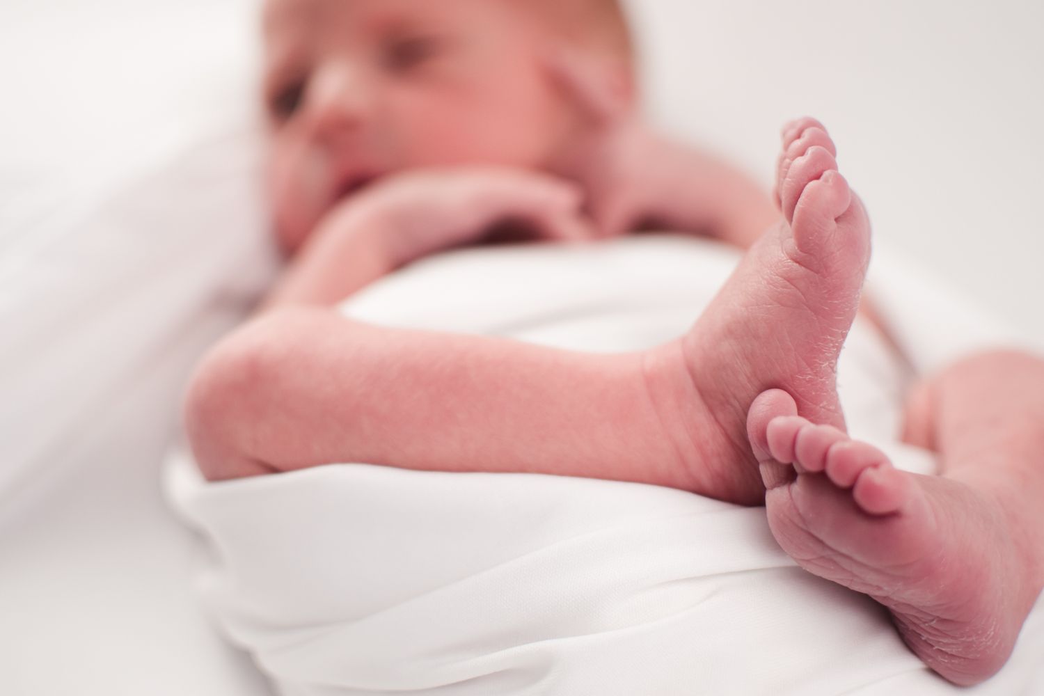 Newborn photos taken at a clients home in Saint Clair Shores Michigan