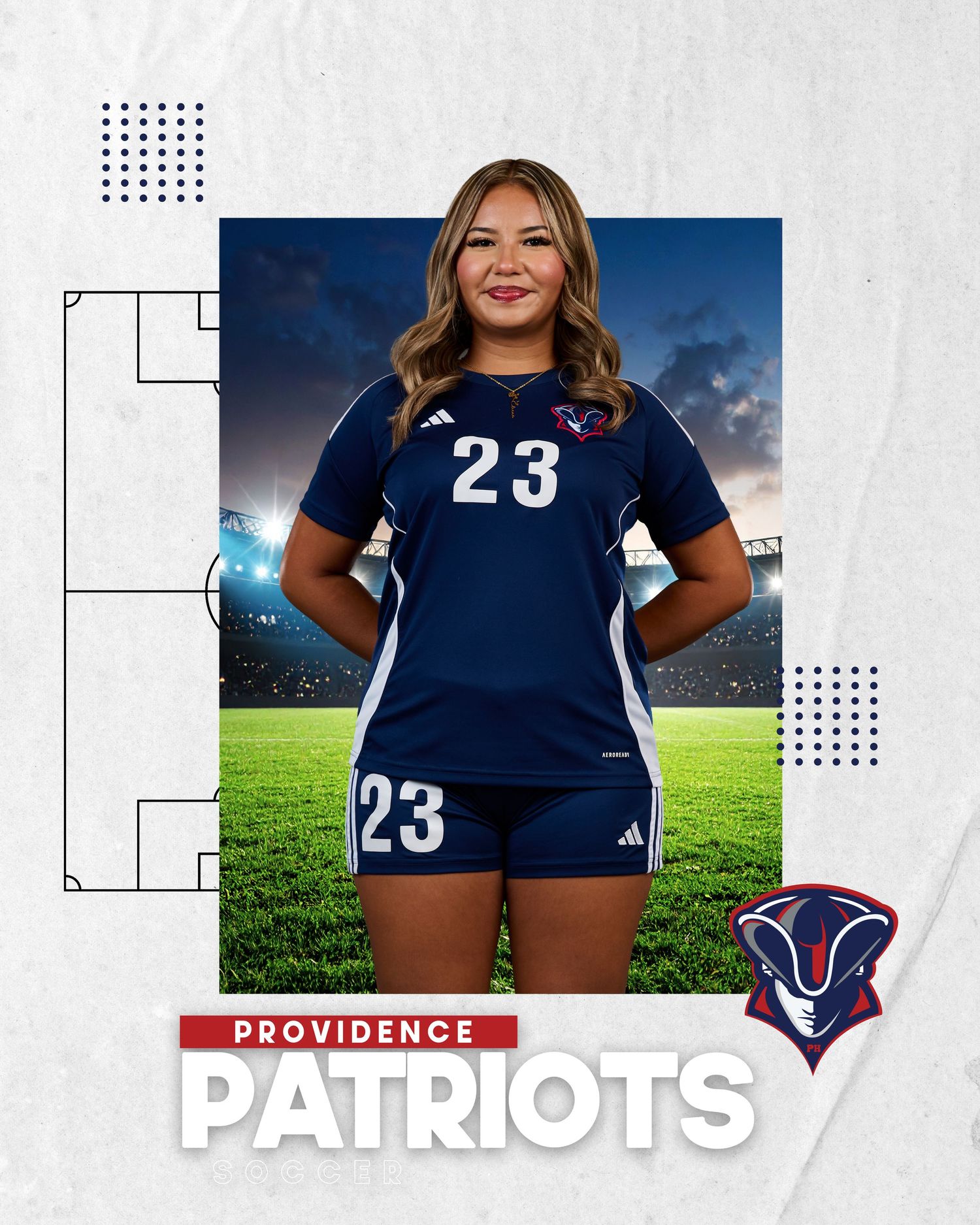 Composite image sports soccer team