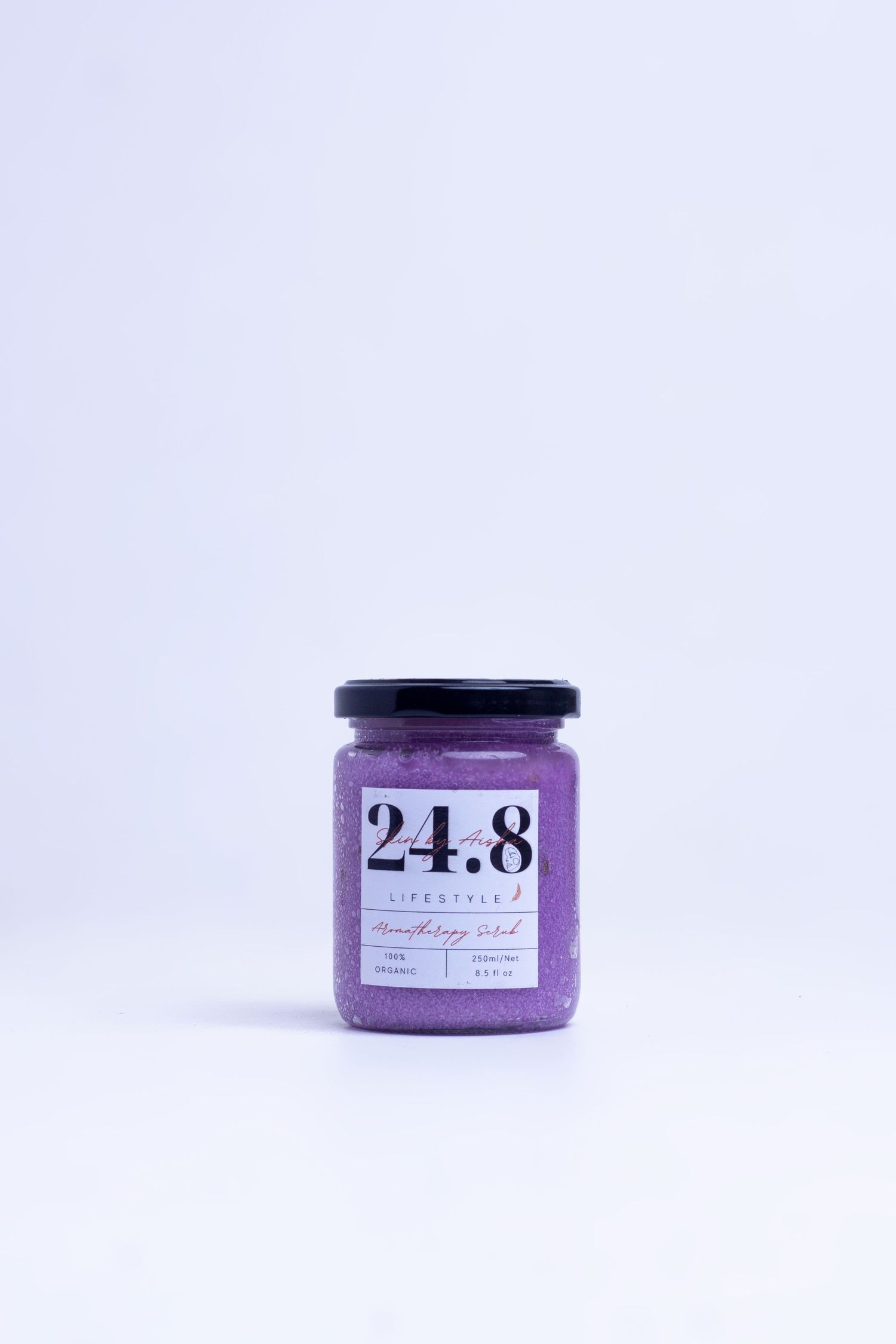 Catalog product shoot of 24.8 body scrub
