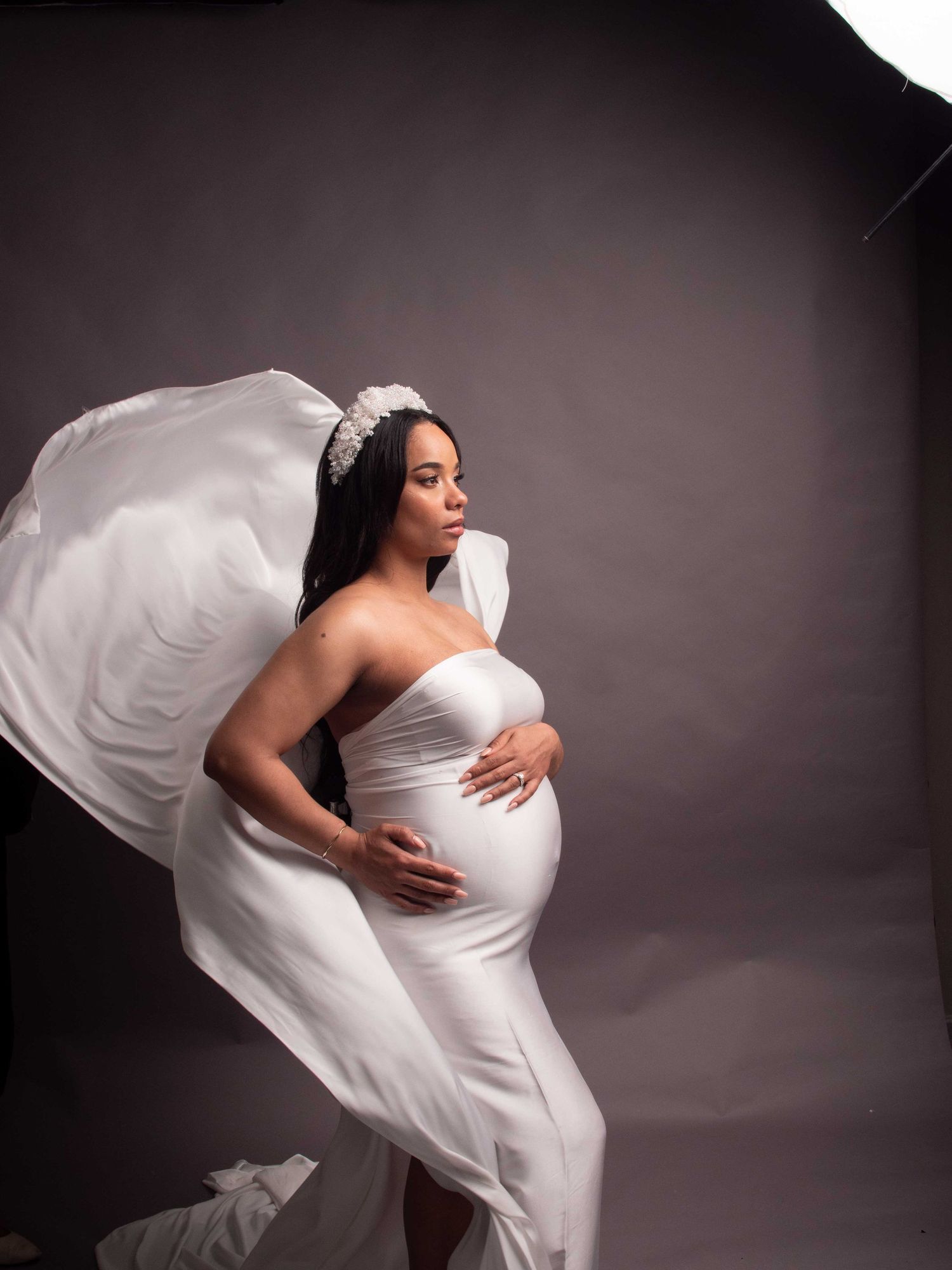 Unretouched image of a maternity shoot