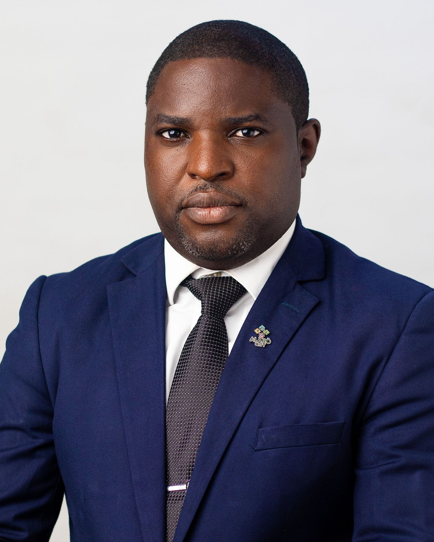 On-site corporate headshot for a staff member of Alaro City