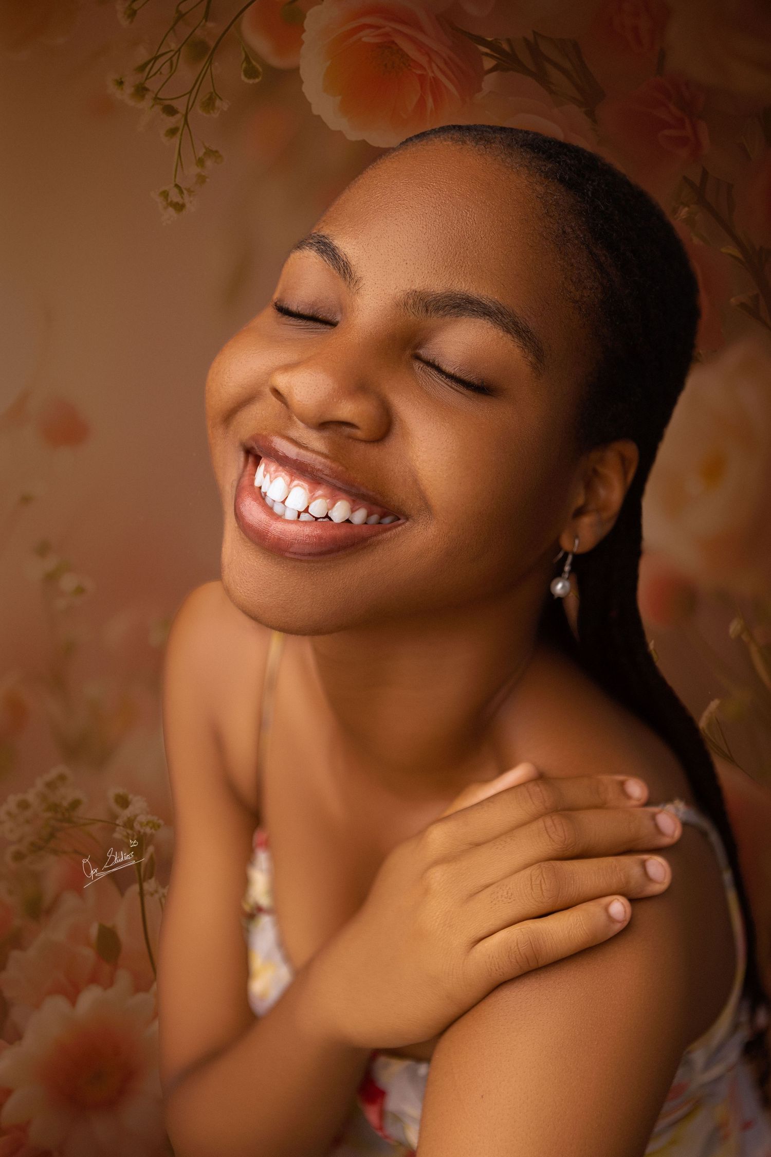 Beautiful portrait of a young Nigerian lady from a birthday photo session