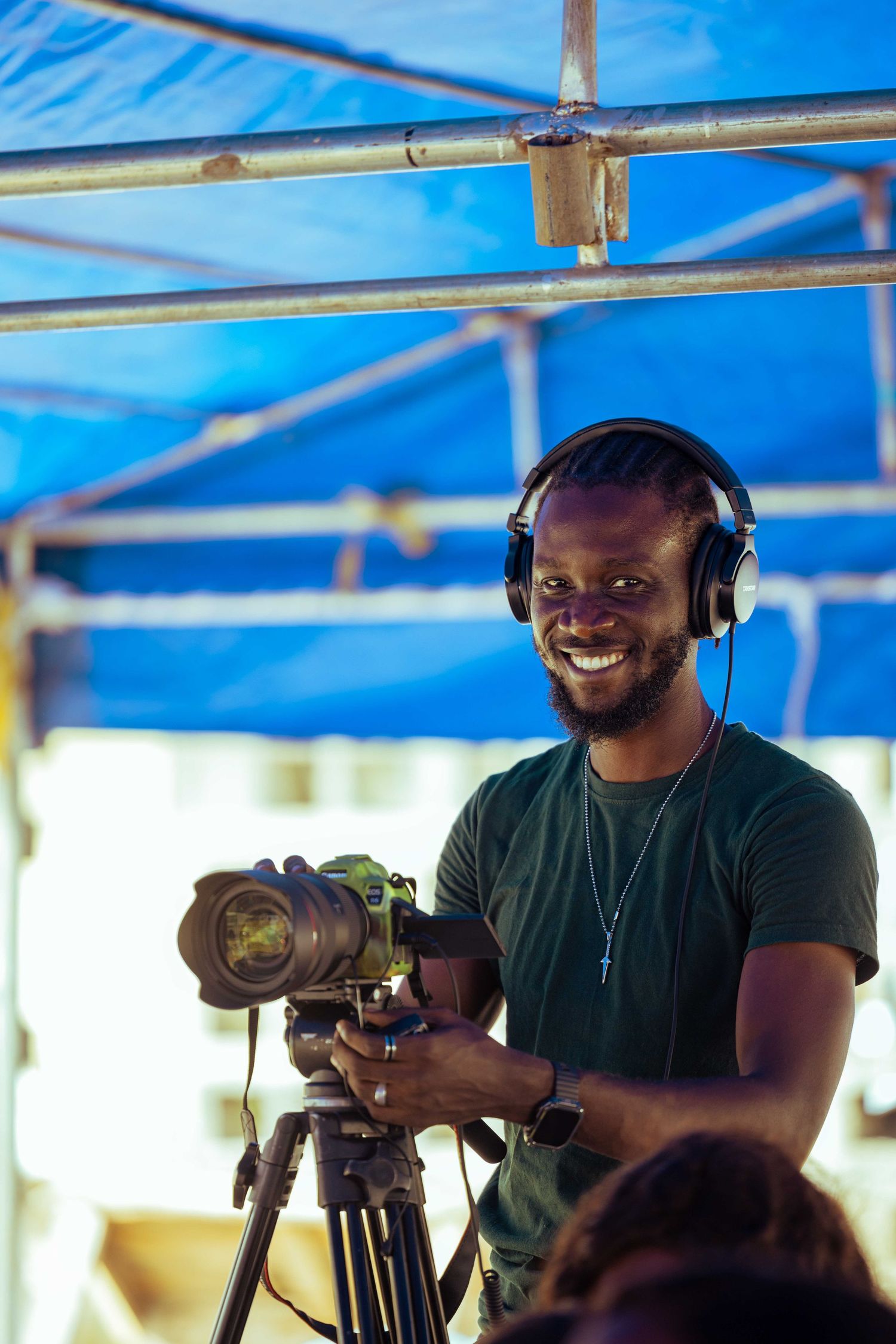 OPR Studios cinematographer at a company's medical outreach CSR in Lekki, Lagos