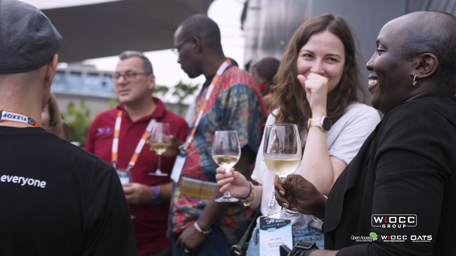 A screenshot from OAM closing cocktail event covered by OPR Studios