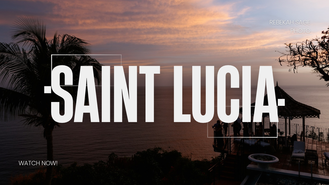 Saint Lucia Le gallerie Anse Chastanet Sugar Beach soufriere private villa wedding resort documentary content creator