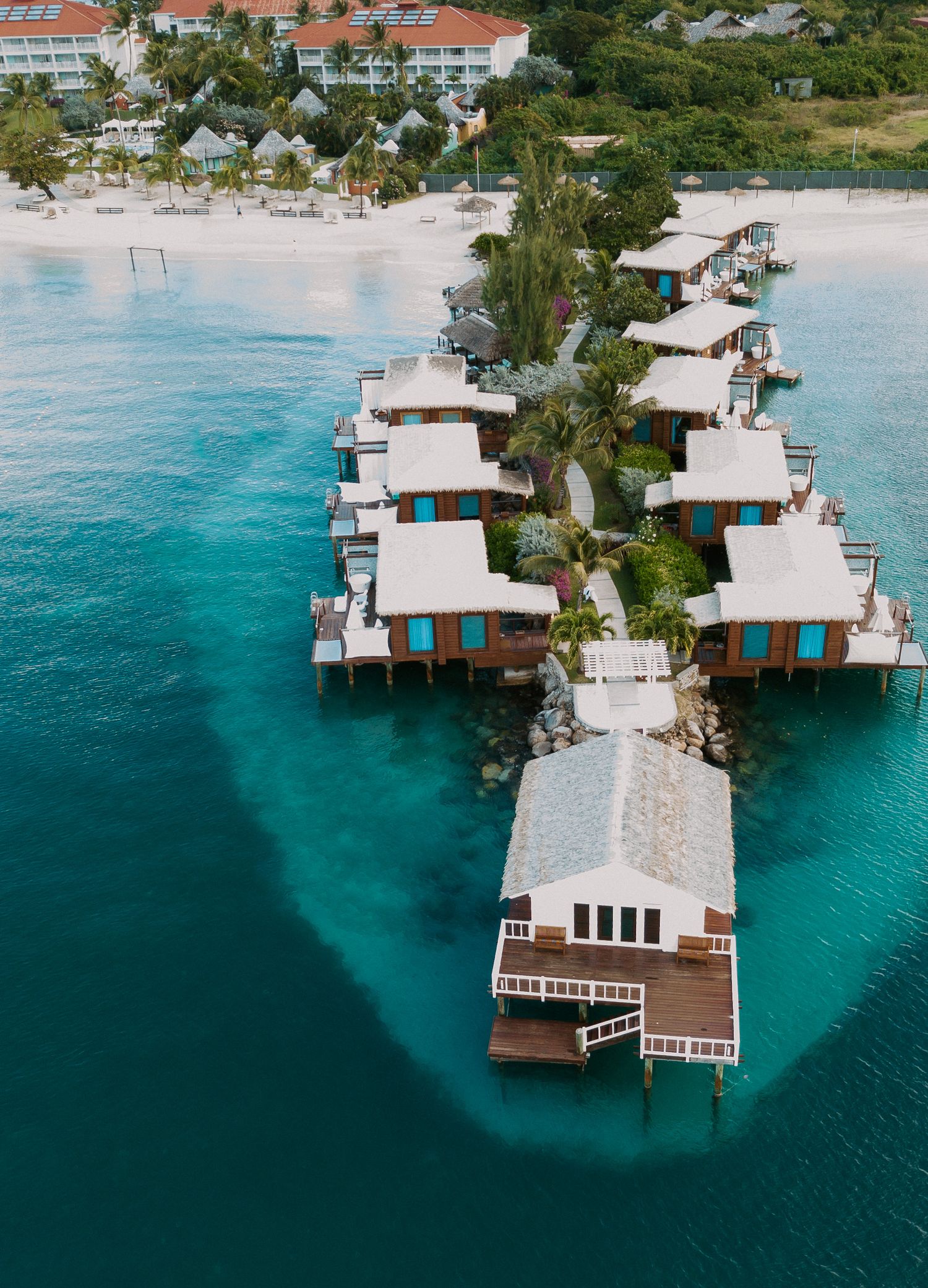 saint lucia sandals grande resort stunning overwater wedding with personal photographer flown in from atlanta