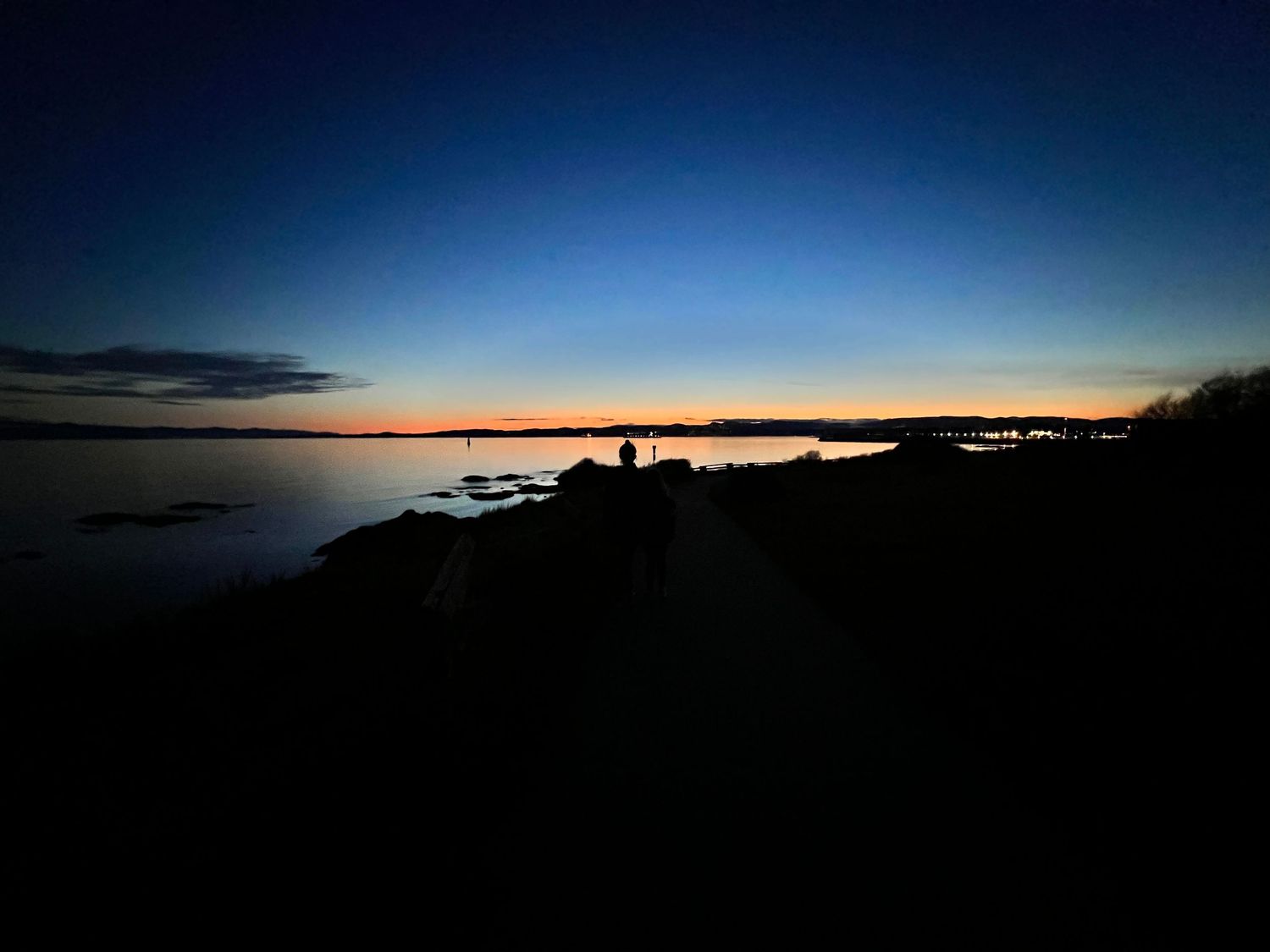 sun going down