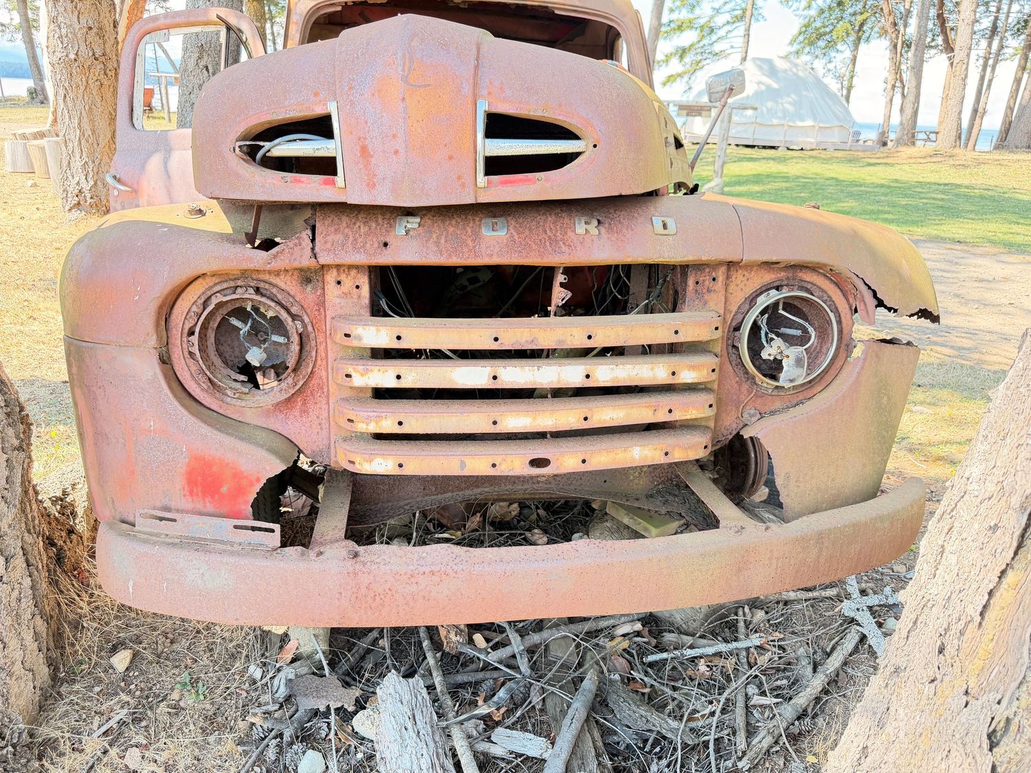 Hornby Island Old Car
