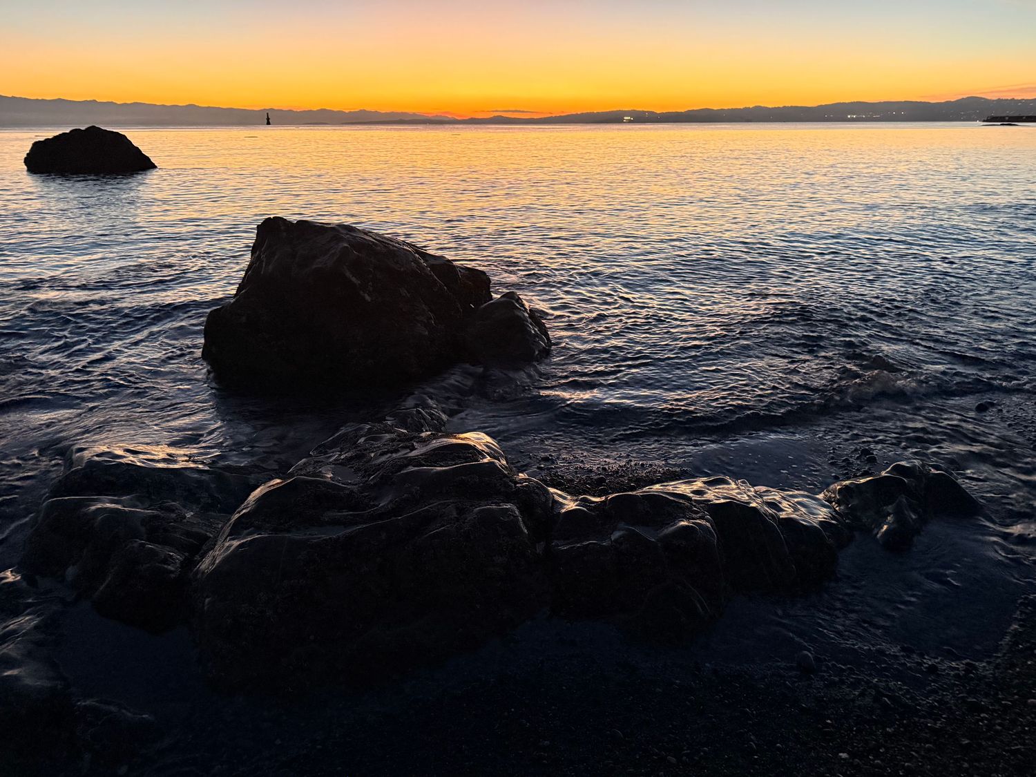 sunset ocean