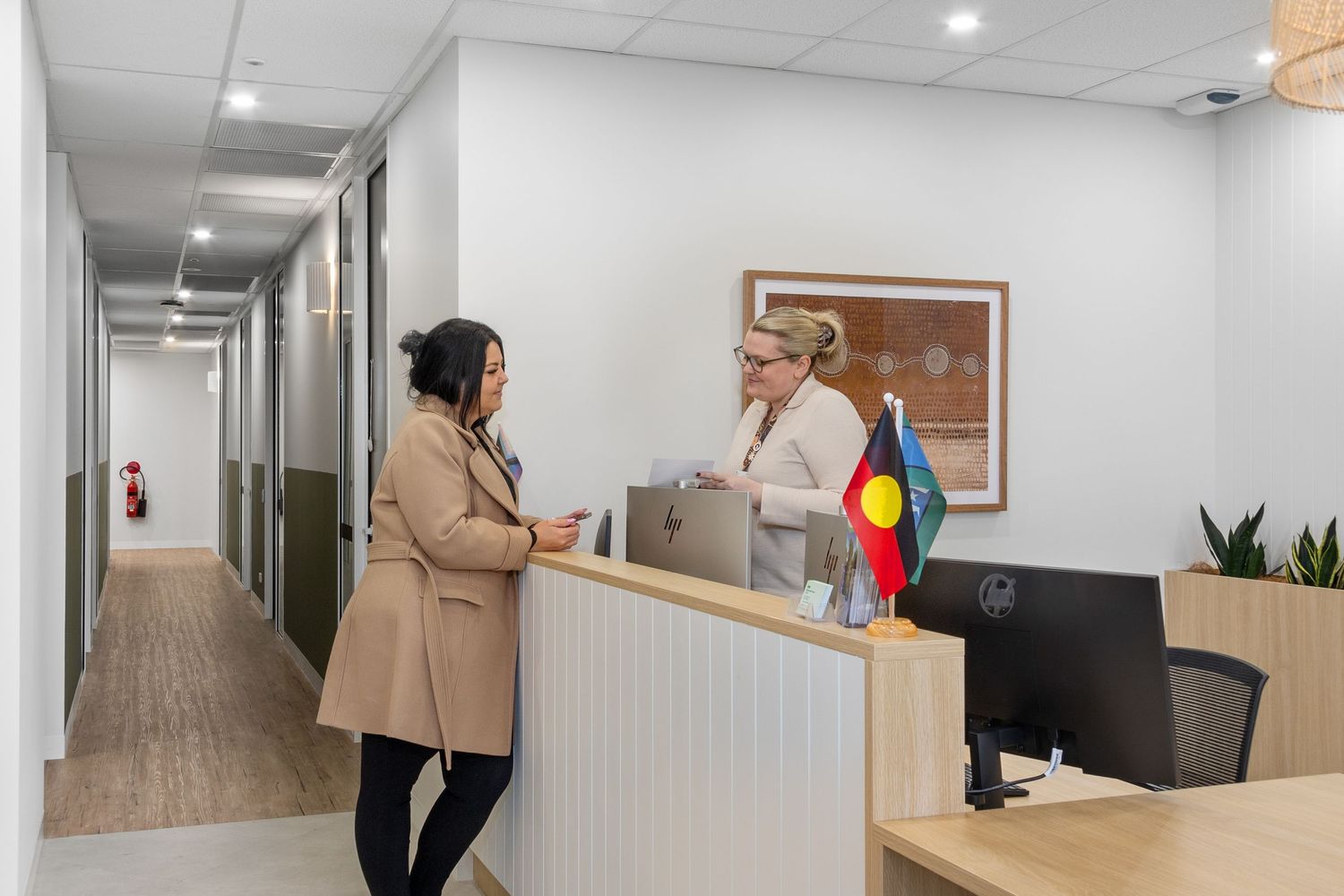 Image of a commercial reception.