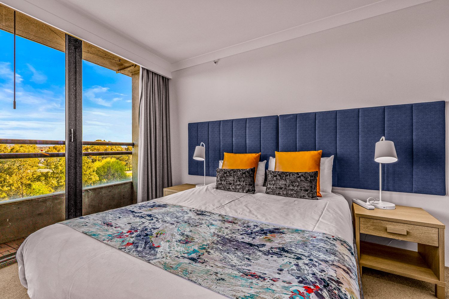 Image of a Hotel bedroom.