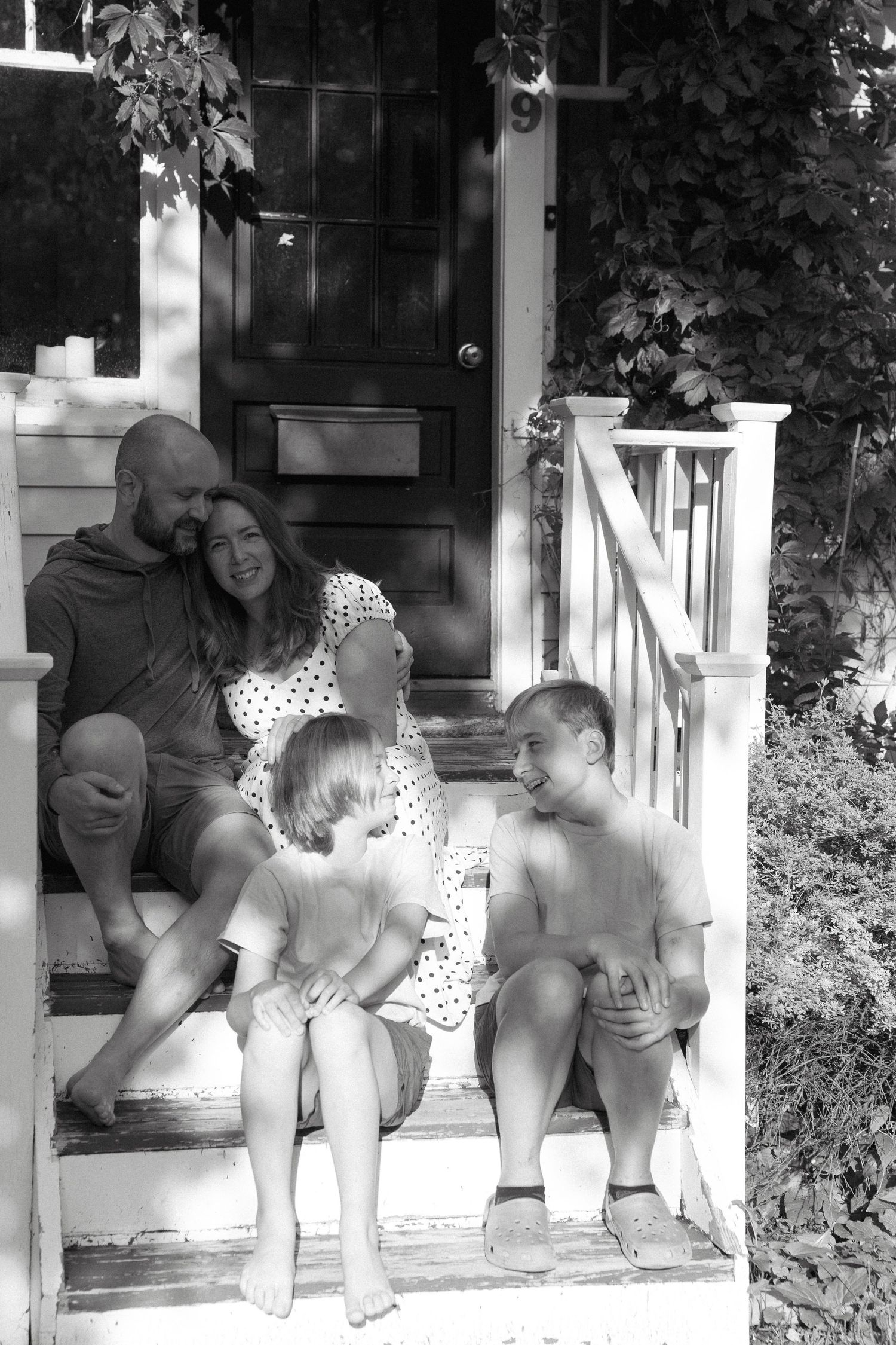 Family portraits in Regina, Saskatchewan capturing authentic connection between parents and their children.