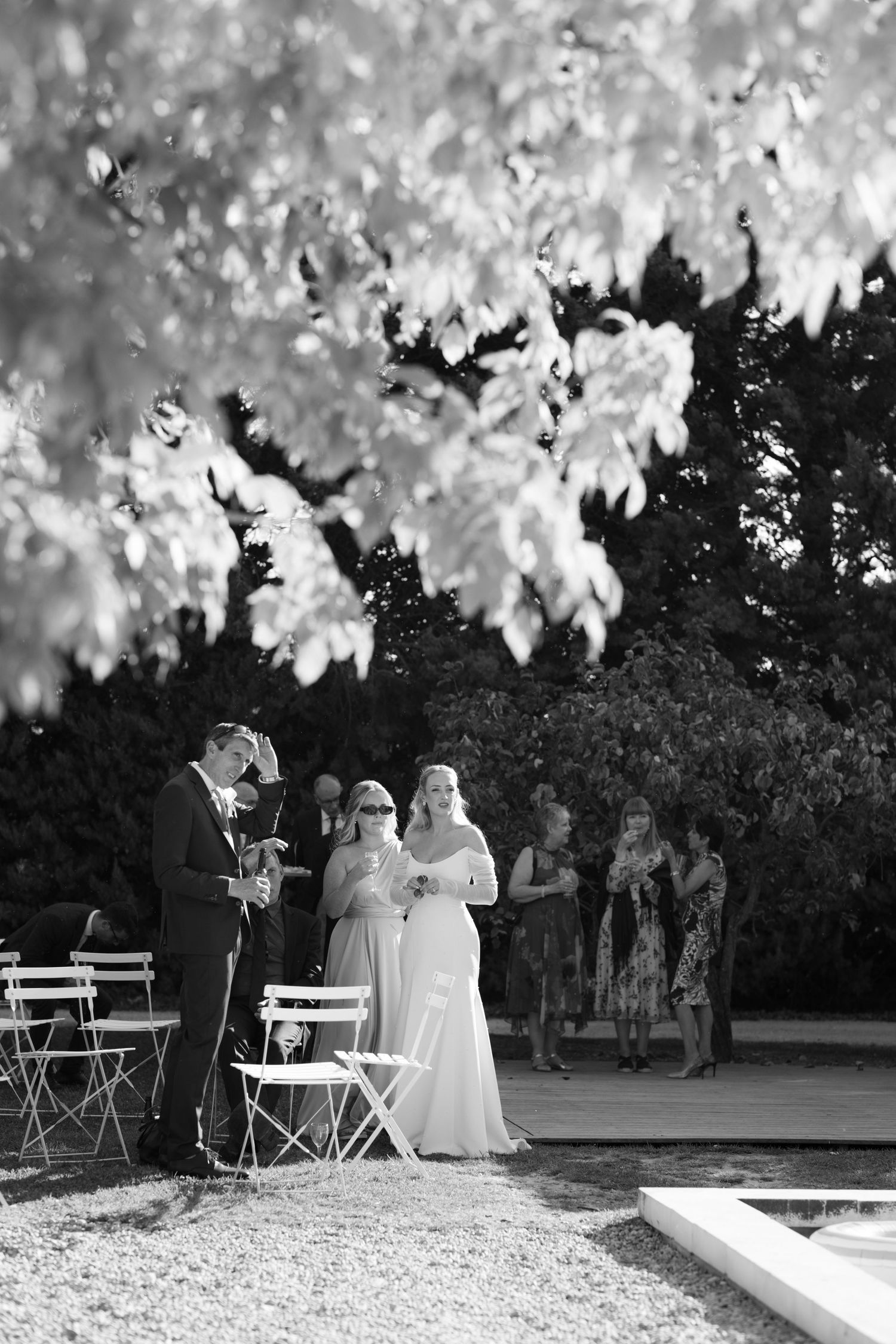Beautiful wedding setting in South of France