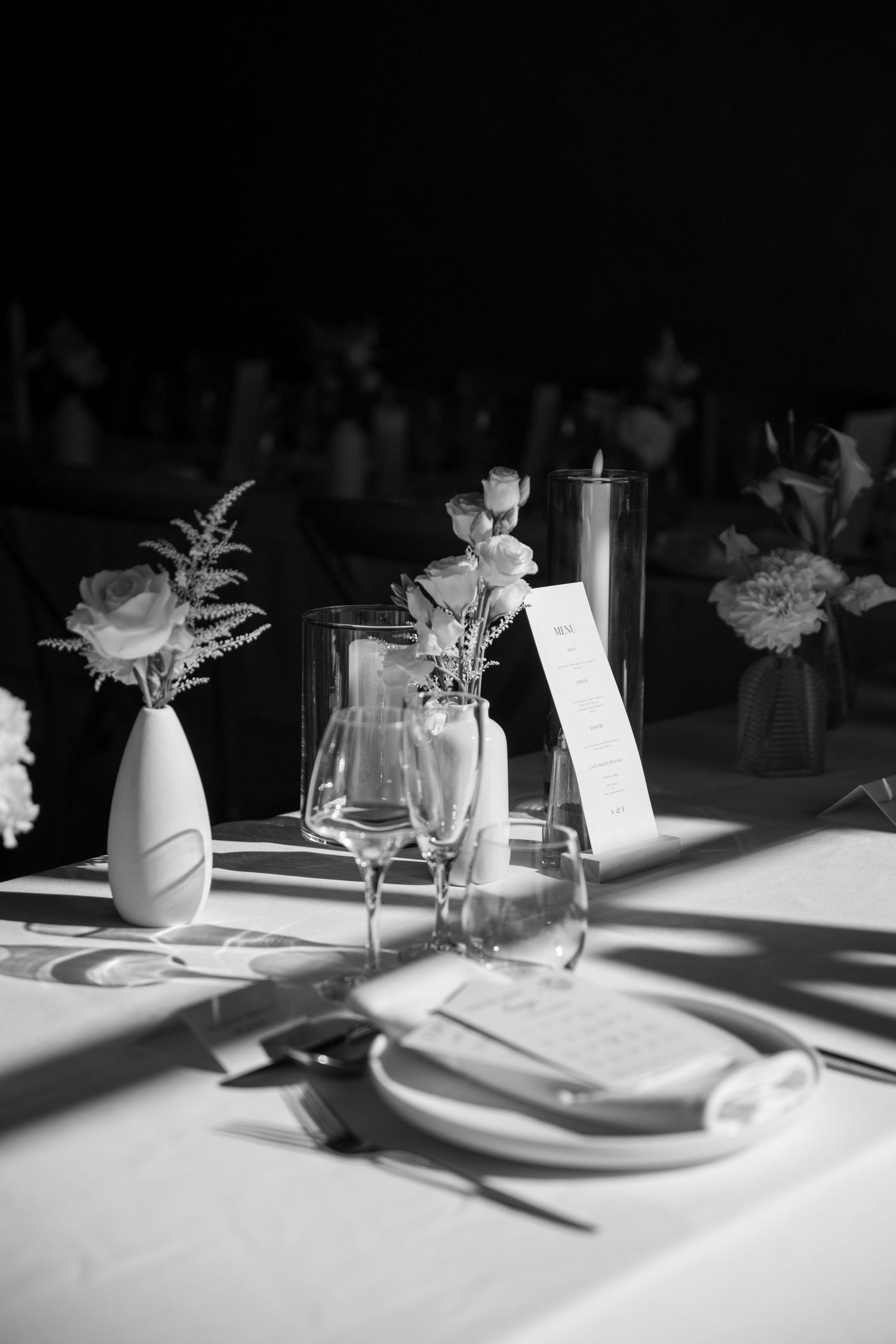 Elegant reception styling at Le Petit Roulet France