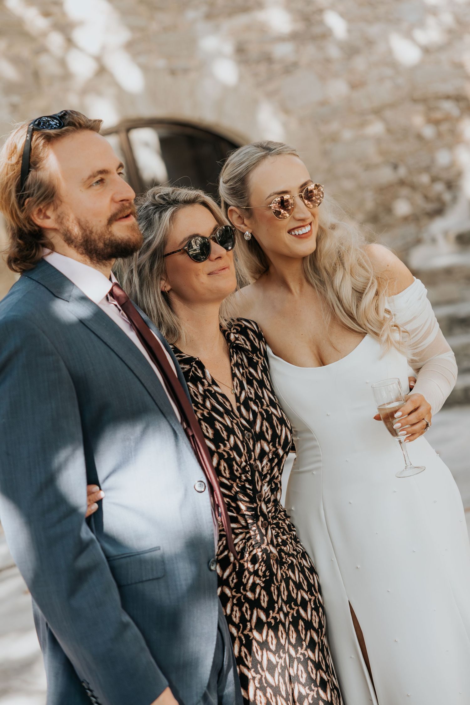 bride candid moments captured at le petit roulet