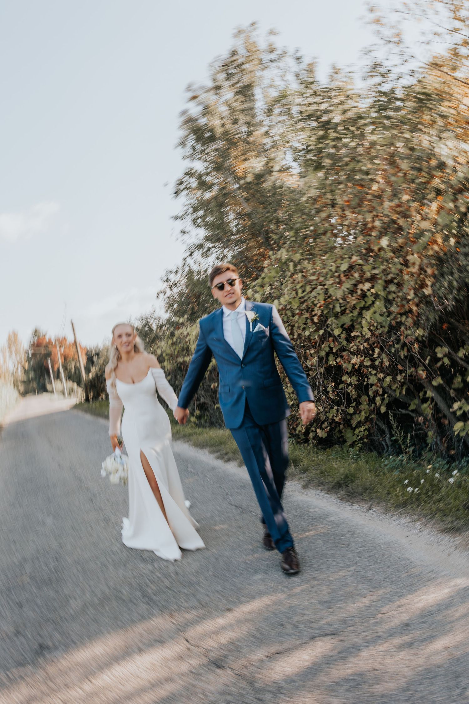 Relaxed couple photos at destination wedding France
