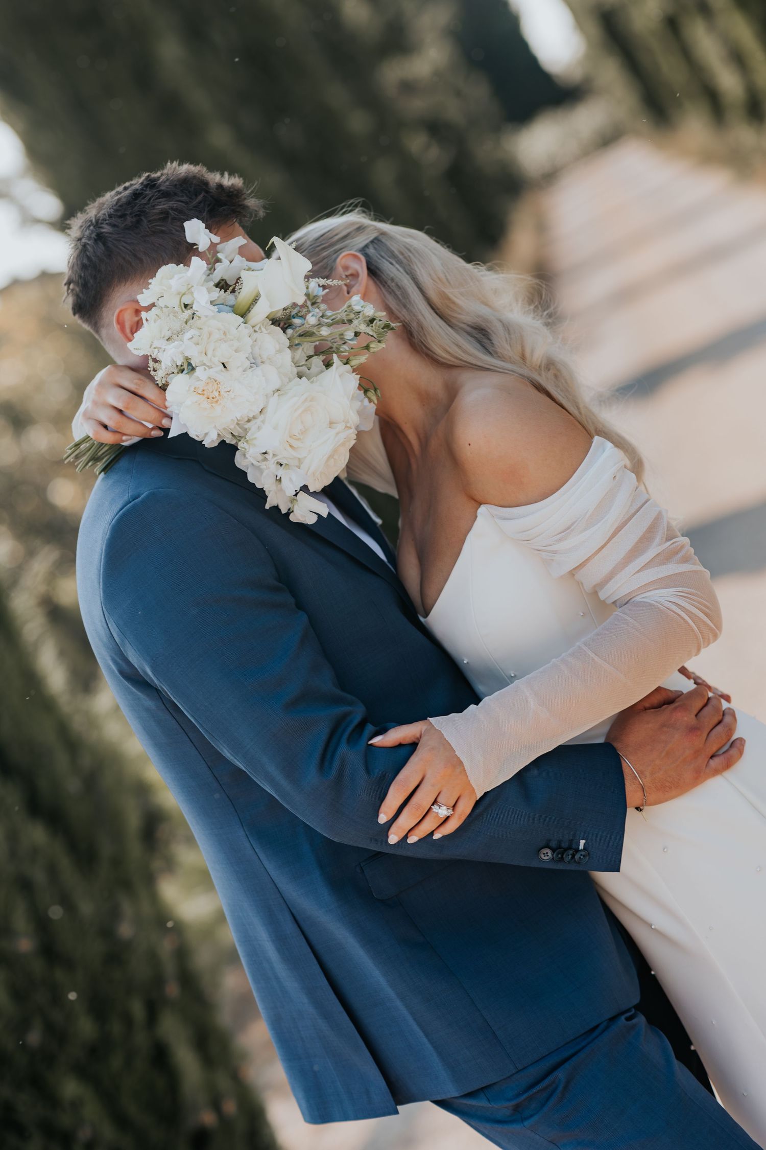 beautiful couple photos at destination wedding France
