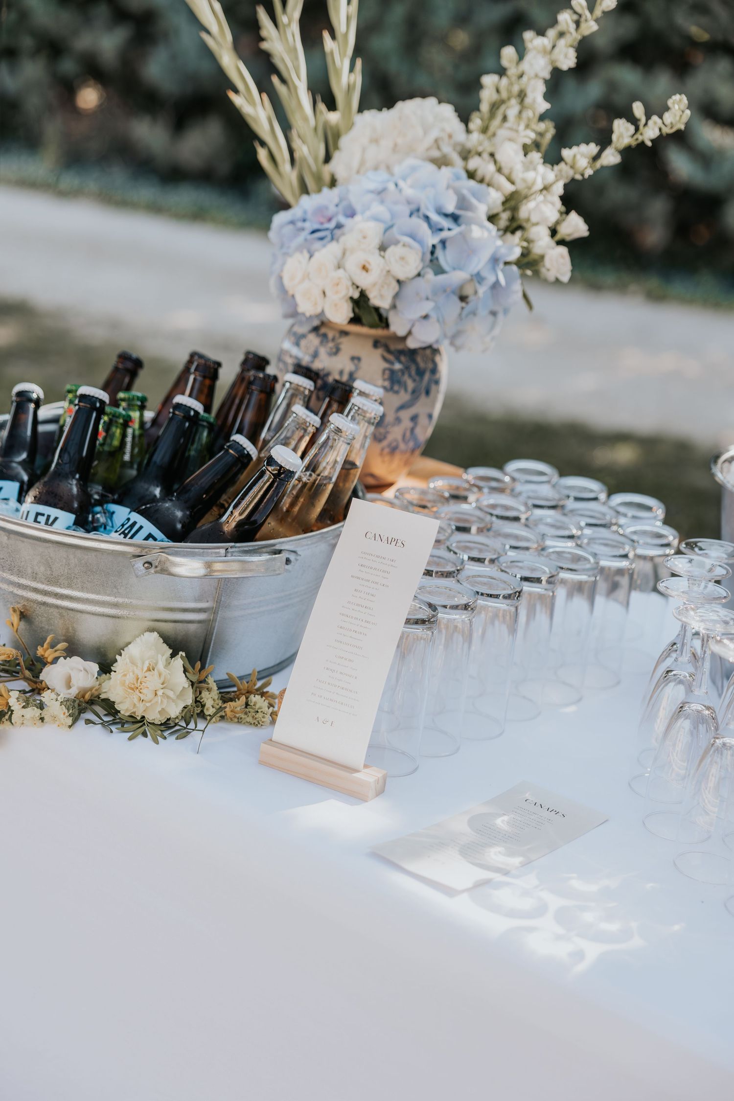 reception styling at Le Petit Roulet wedding venue