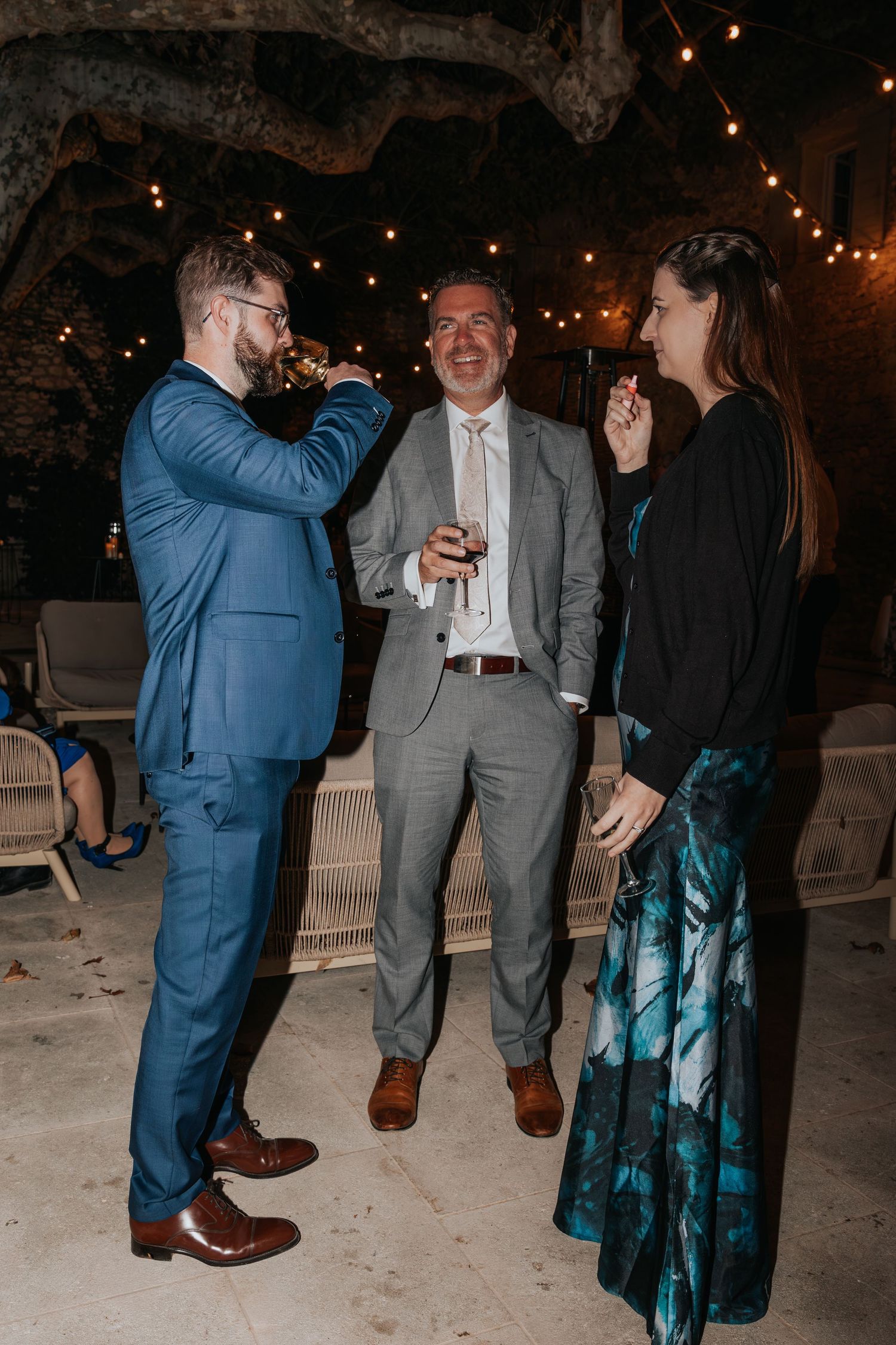 guests at Destination wedding in Provence France