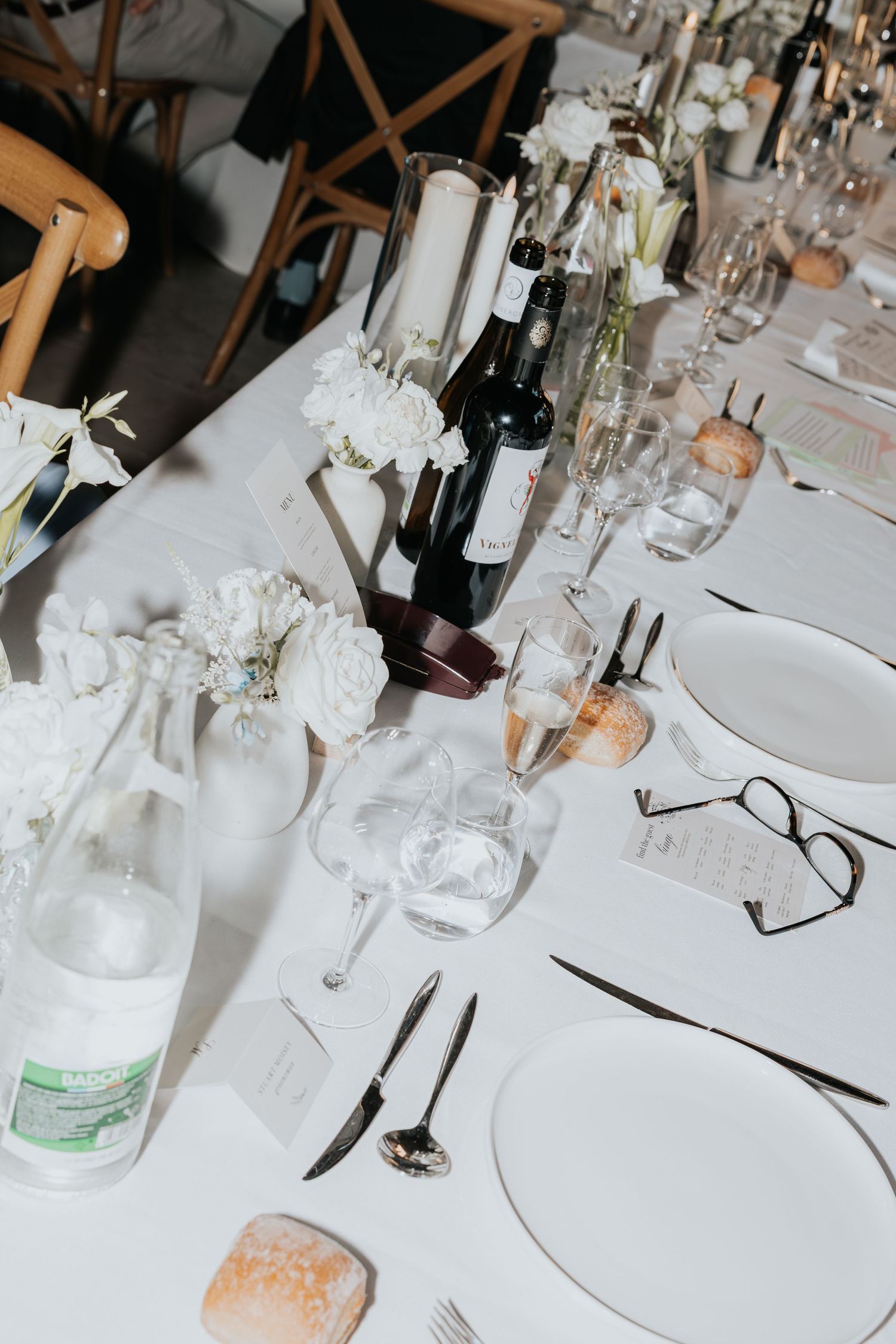 Wedding day decor in Provence France at le petit roulet