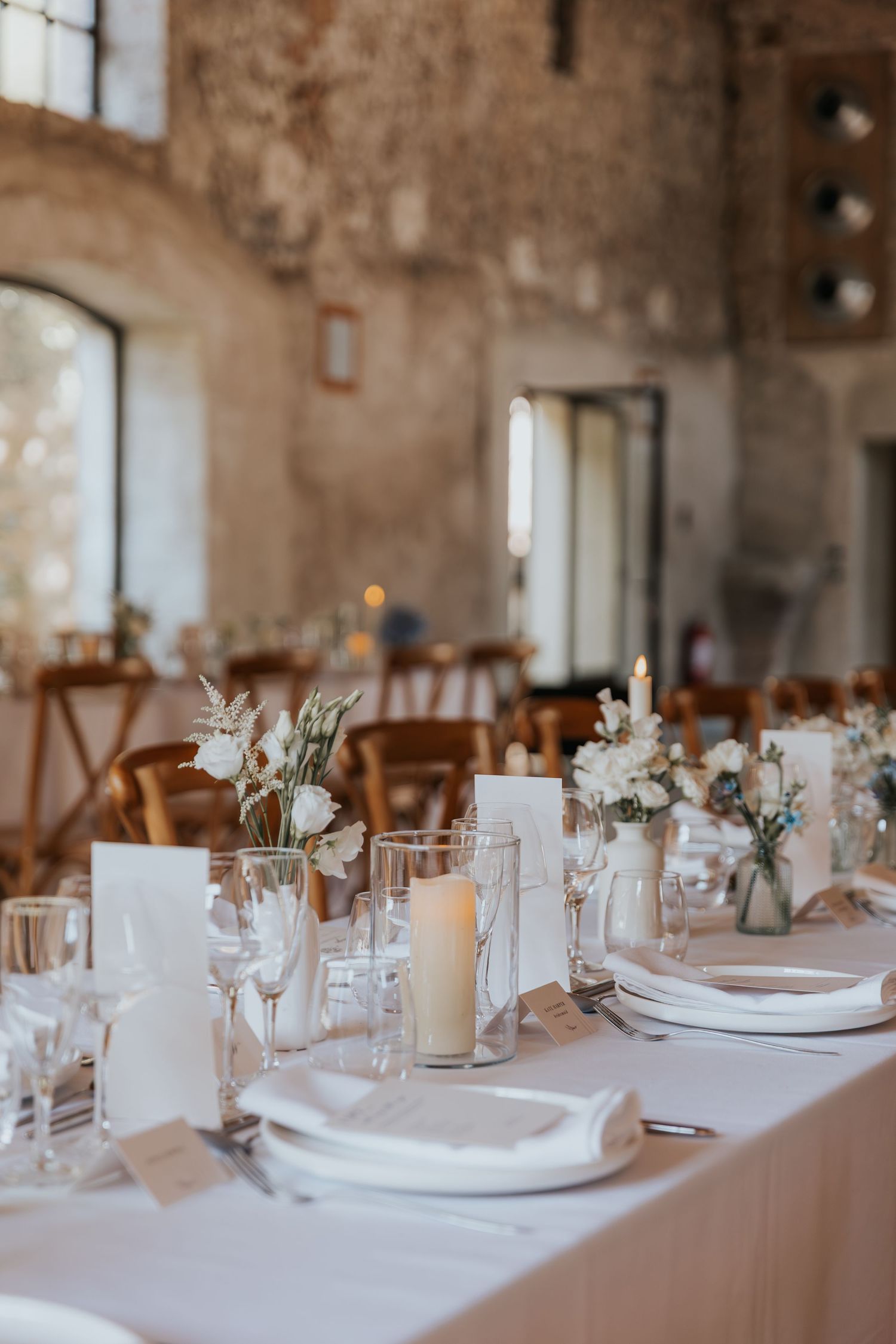 warm reception styling at Le Petit Roulet France