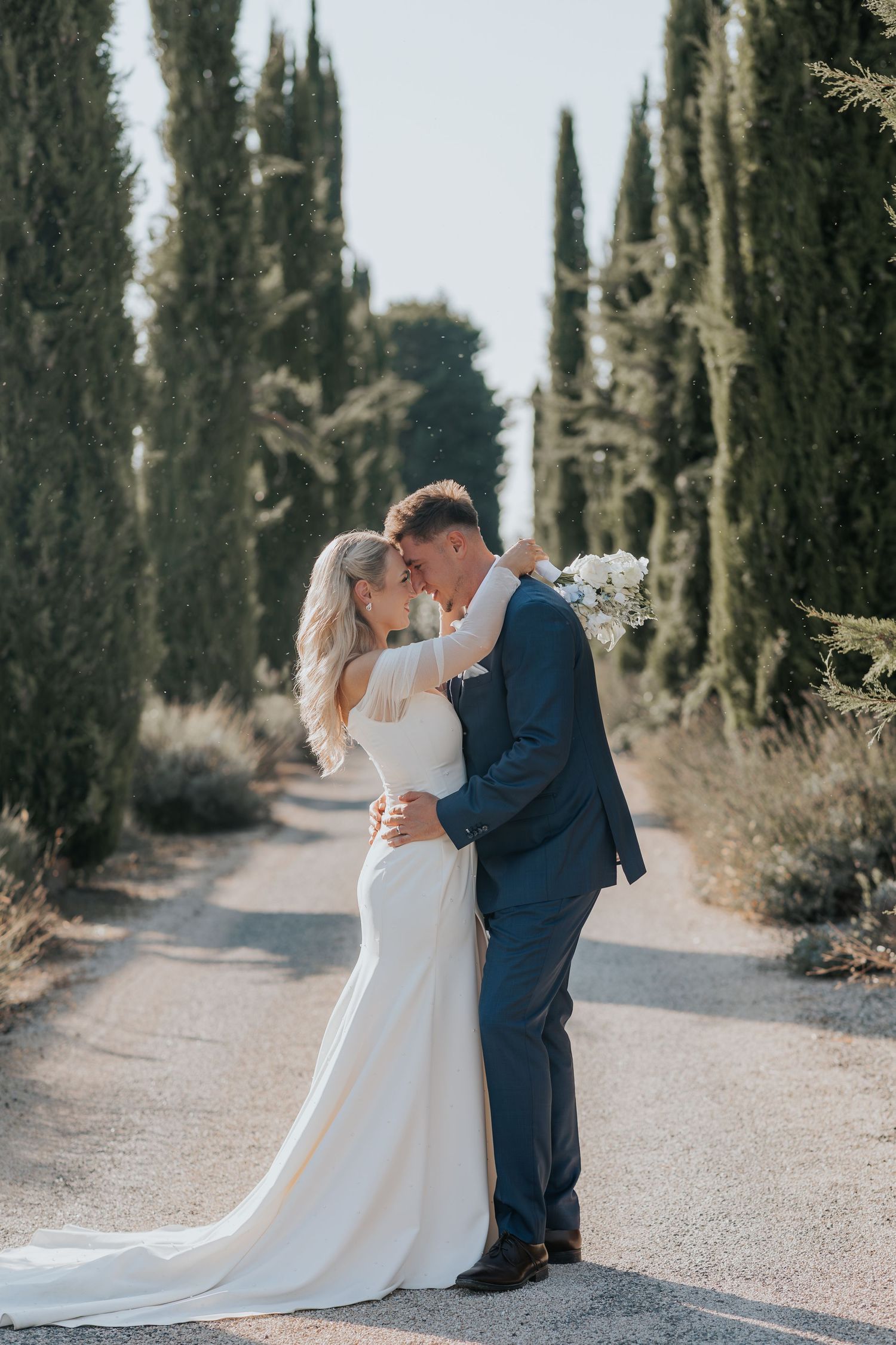 Romantic portraits at Le Petit Roulet destination wedding