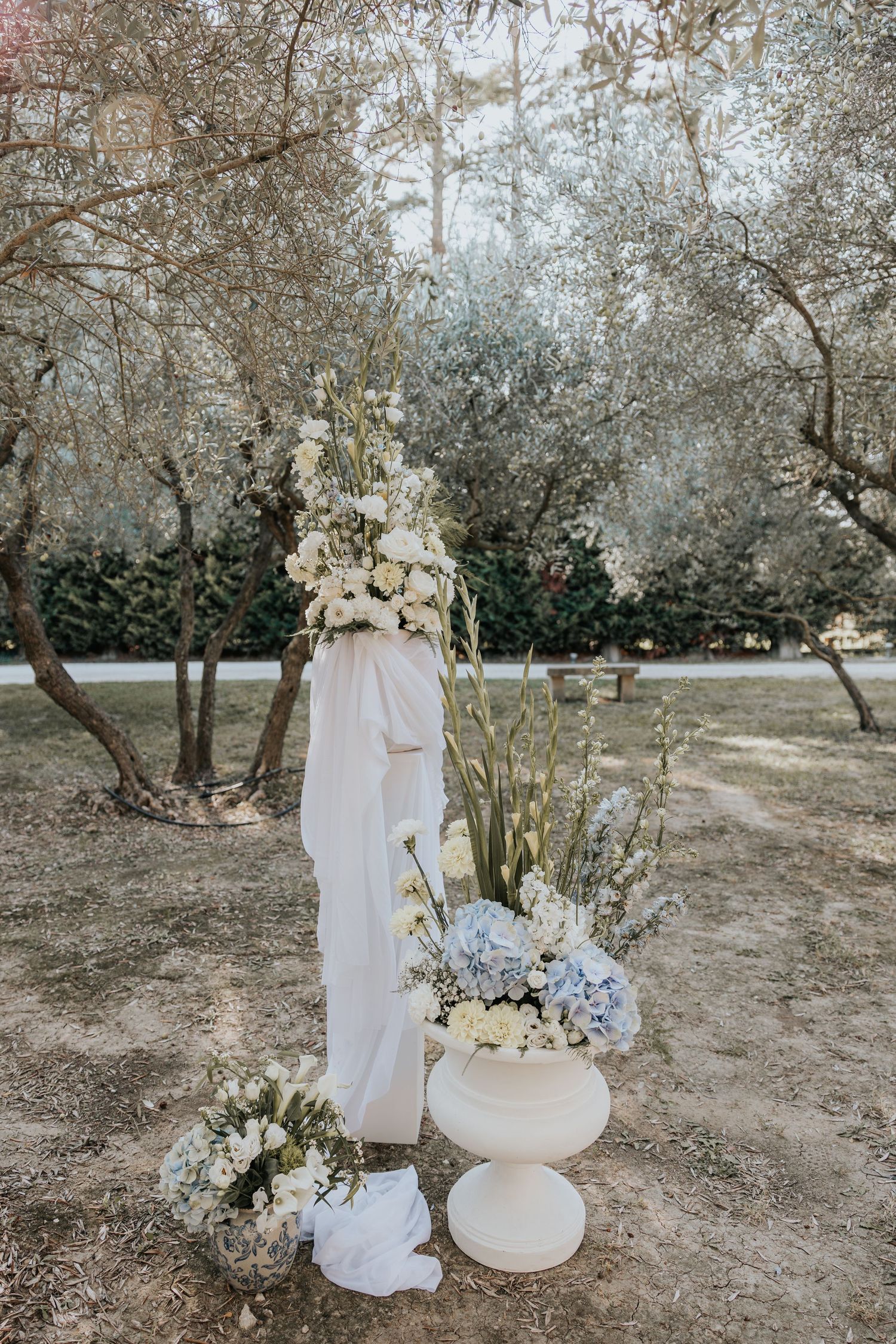 floral styling at Le Petit Roulet wedding venue