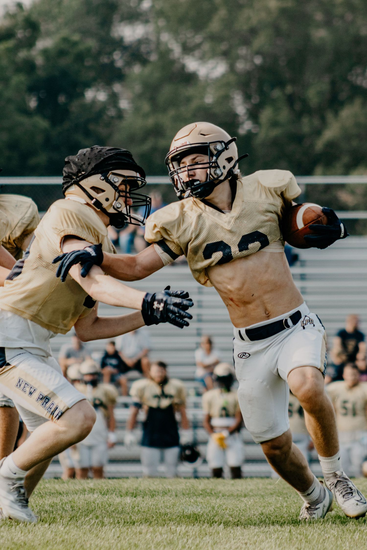 New Prairie High School football photography from the 2026–2027 season in New Carlisle, Indiana. High school sports photography Legus Visual