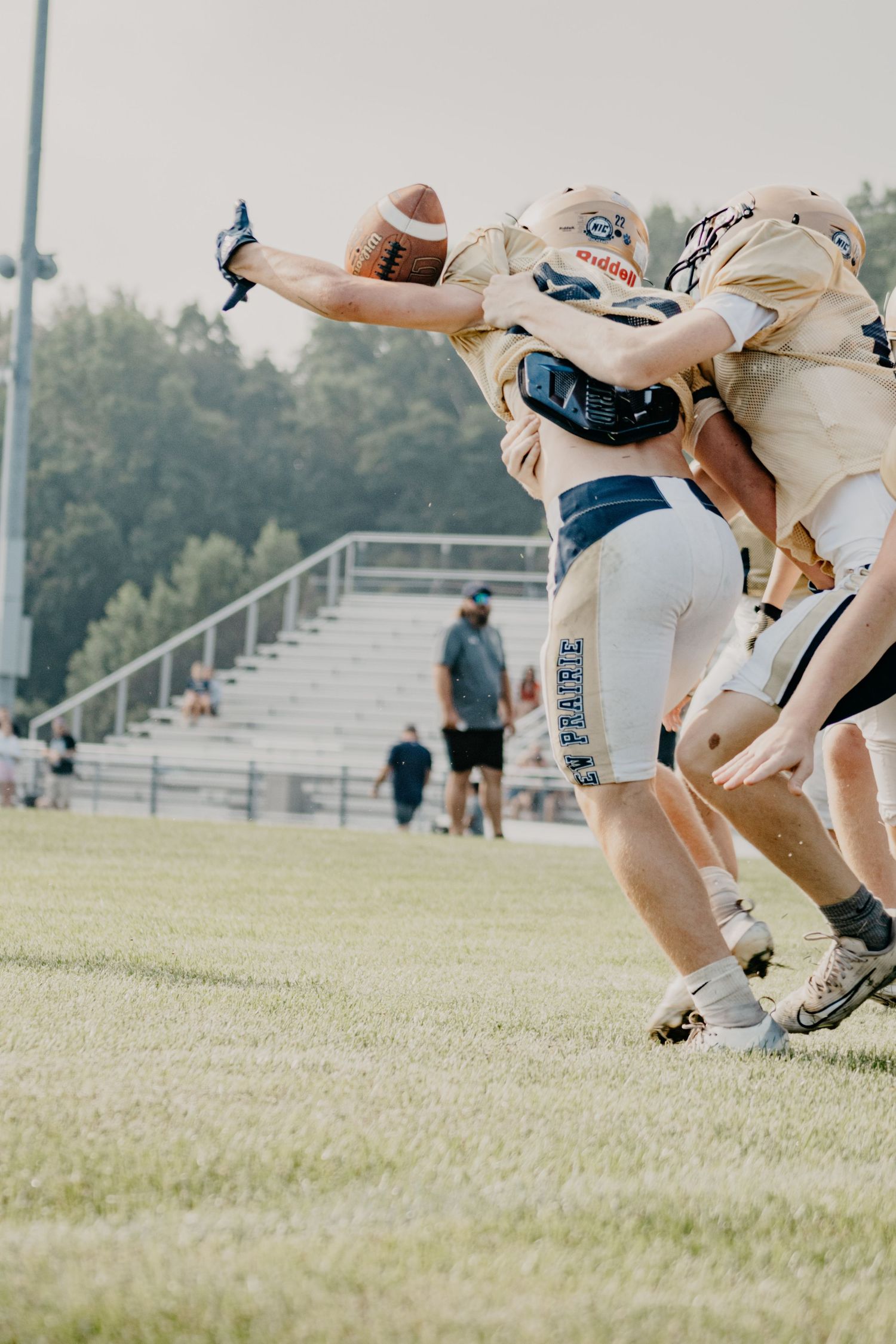 New Prairie High School football photography from the 2026–2027 season in New Carlisle, Indiana. High school sports photography Legus Visual