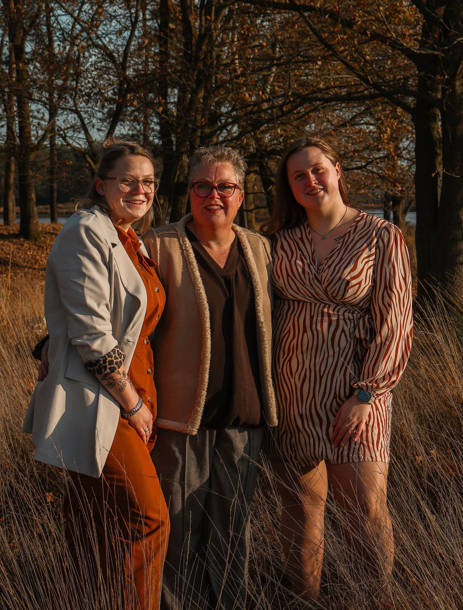 buiten shoot gezin