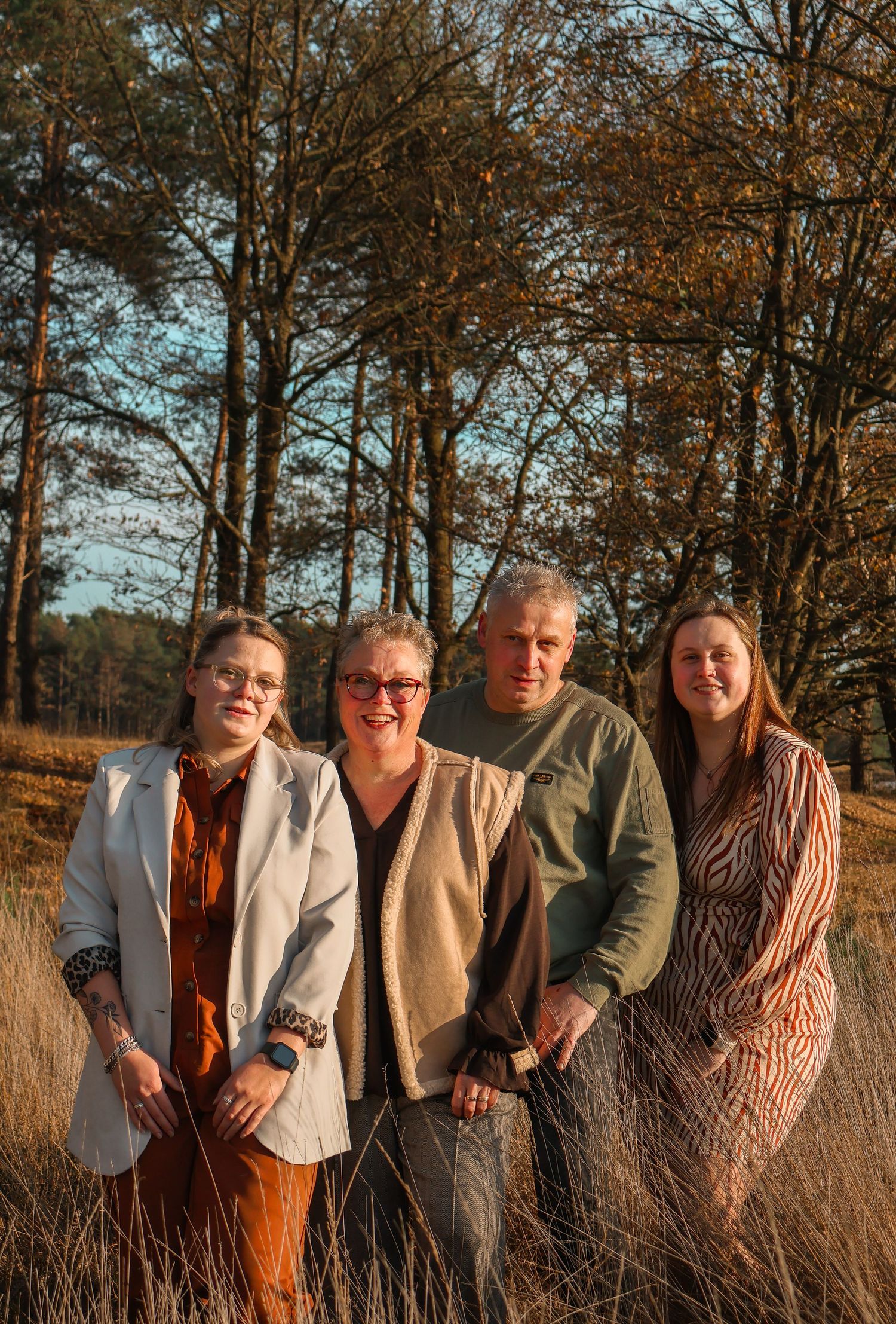 buiten shoot gezin