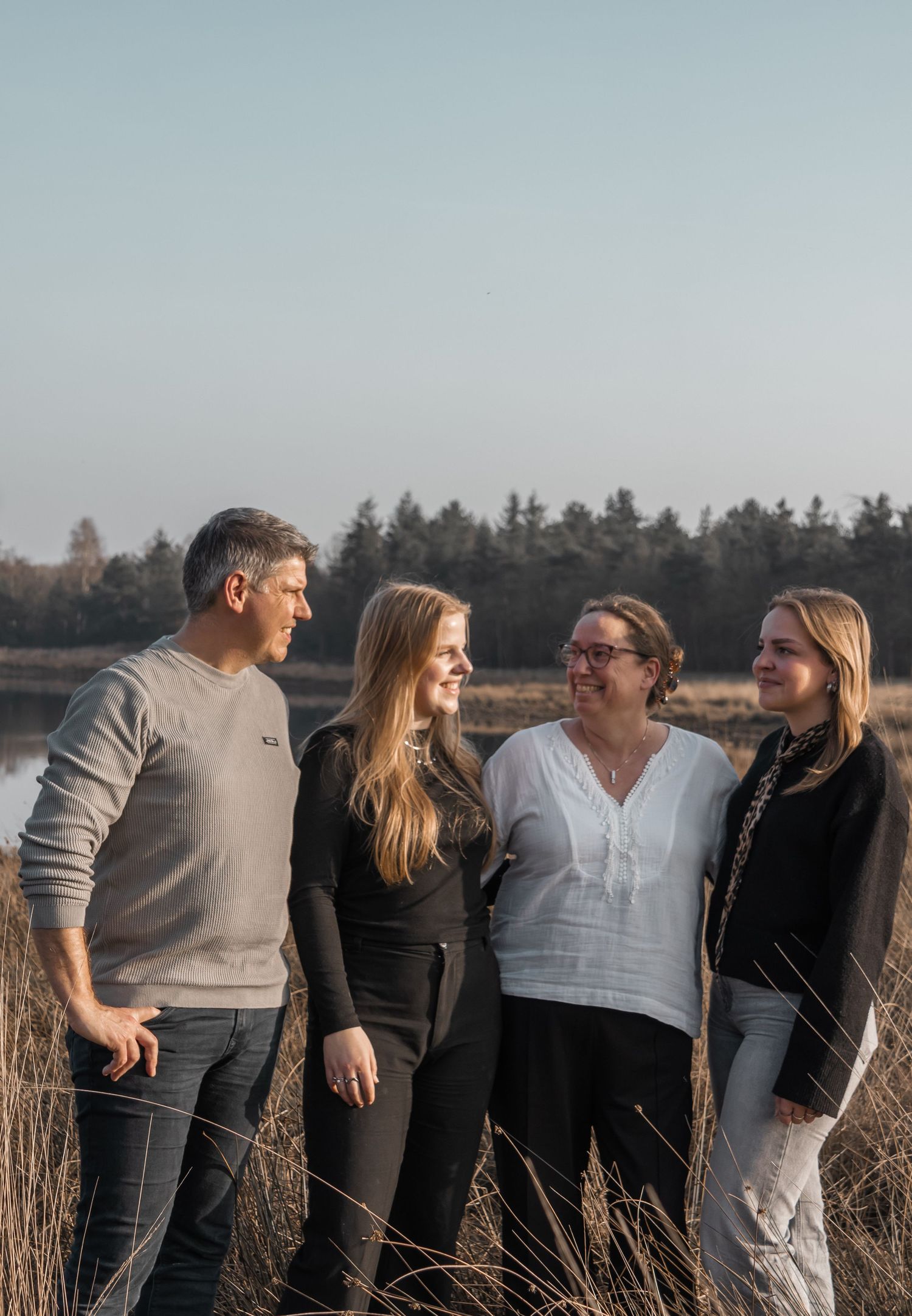 buiten shoot gezin