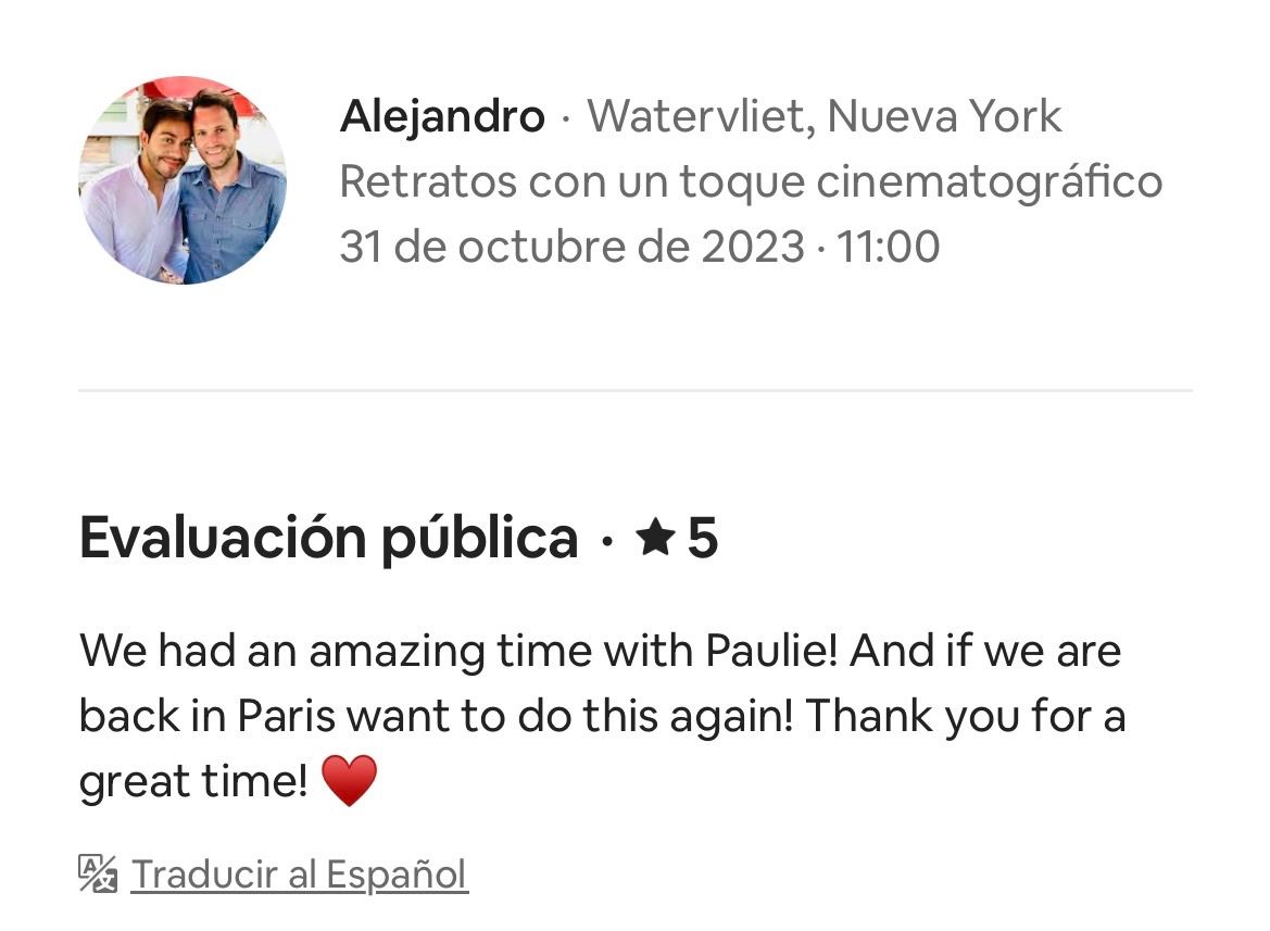 👉 5.0 ★ rating – 100+ five-star reviews | 15 years experience - Paulie Delic - Paris - Photographer - Reddit