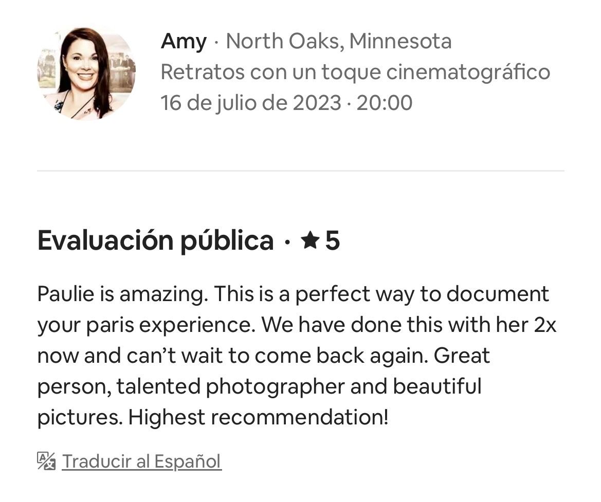 👉 5.0 ★ rating – 100+ five-star reviews | 15 years experience - Paulie Delic - Paris - Photographer - Reddit
