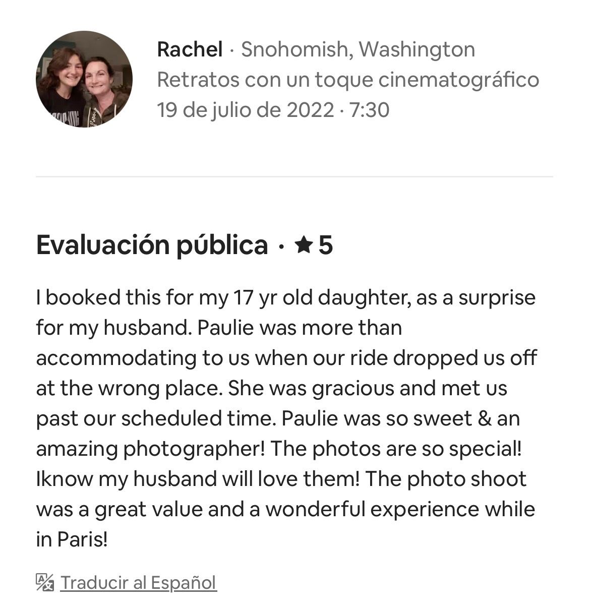 👉 5.0 ★ rating – 100+ five-star reviews | 15 years experience - Paulie Delic - Paris - Photographer - Reddit
