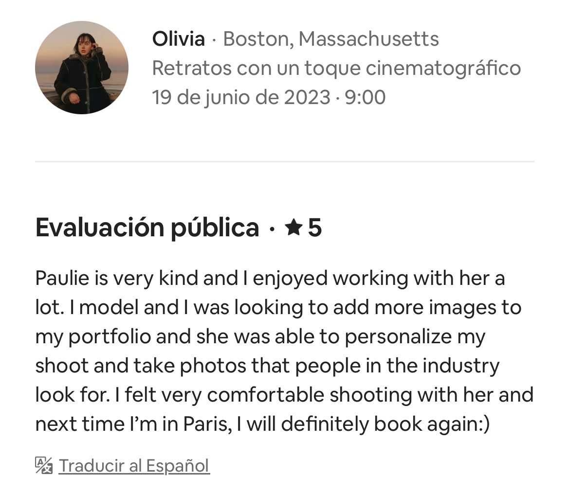 👉 5.0 ★ rating – 100+ five-star reviews | 15 years experience - Paulie Delic - Paris - Photographer - Reddit