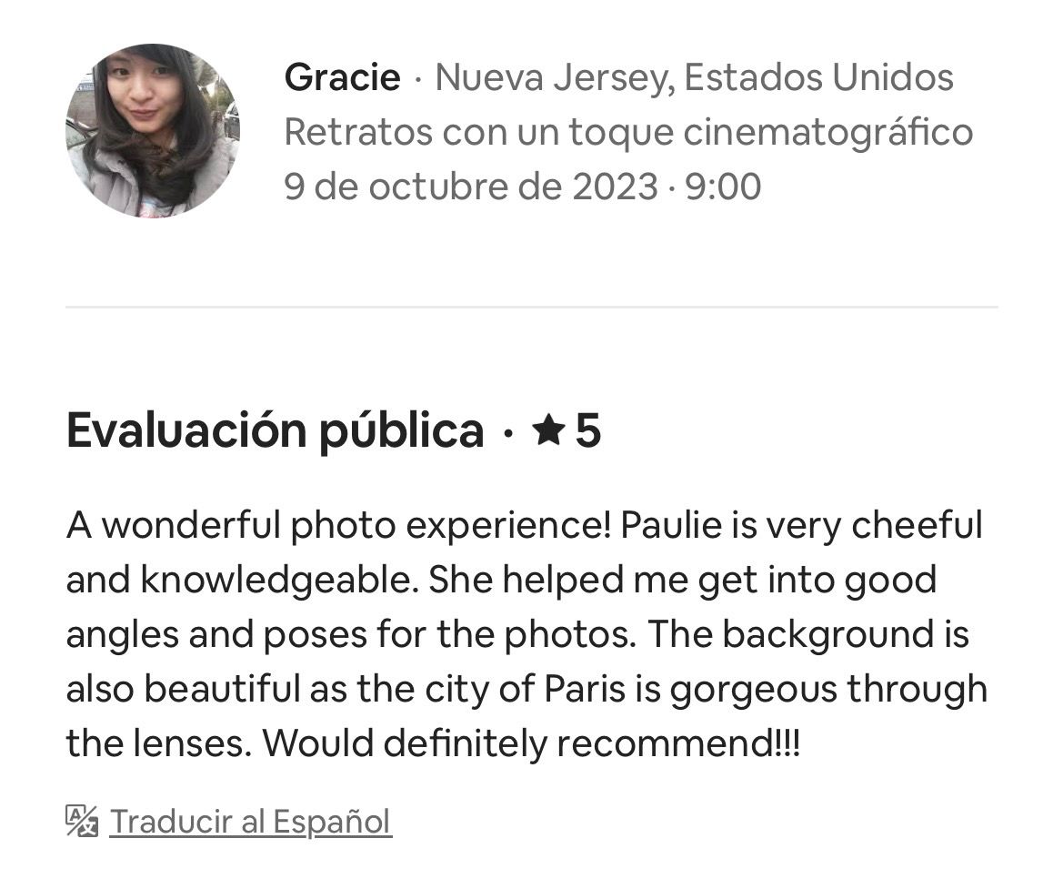 👉 5.0 ★ rating – 100+ five-star reviews | 15 years experience - Paulie Delic - Paris - Photographer - Reddit