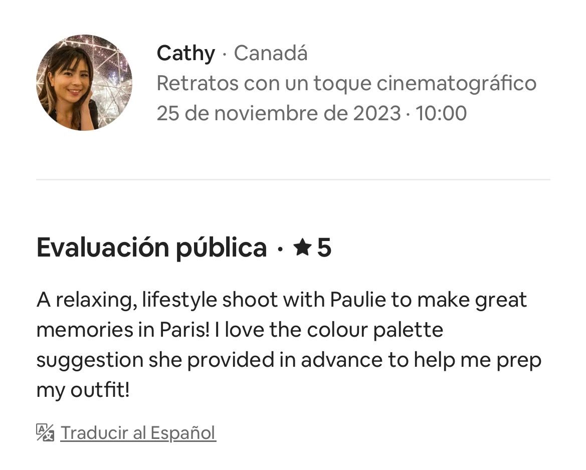 👉 5.0 ★ rating – 100+ five-star reviews | 15 years experience - Paulie Delic - Paris - Photographer - Reddit