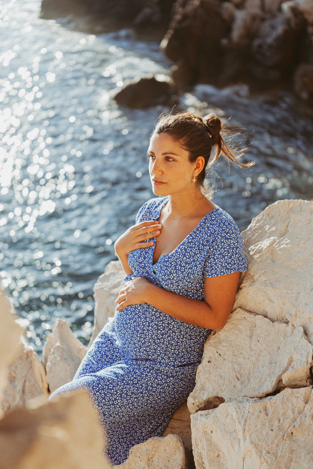 Portrait Paris Pregnancy - Aesthetic Paris - Paulie Delic Portrait