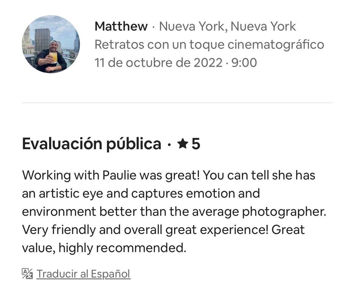 👉 5.0 ★ rating – 100+ five-star reviews | 15 years experience - Paulie Delic - Paris - Photographer - Reddit