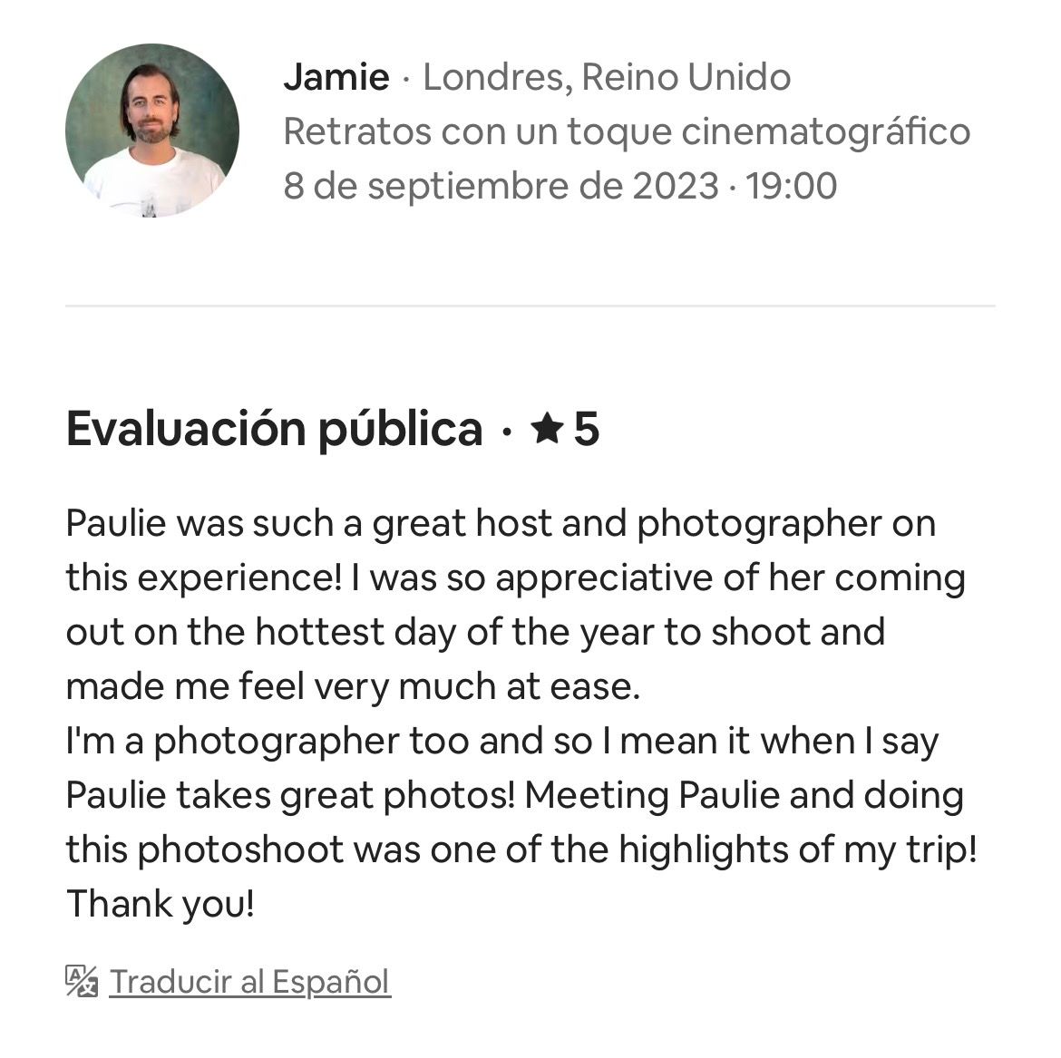 👉 5.0 ★ rating – 100+ five-star reviews | 15 years experience - Paulie Delic - Paris - Photographer - Reddit