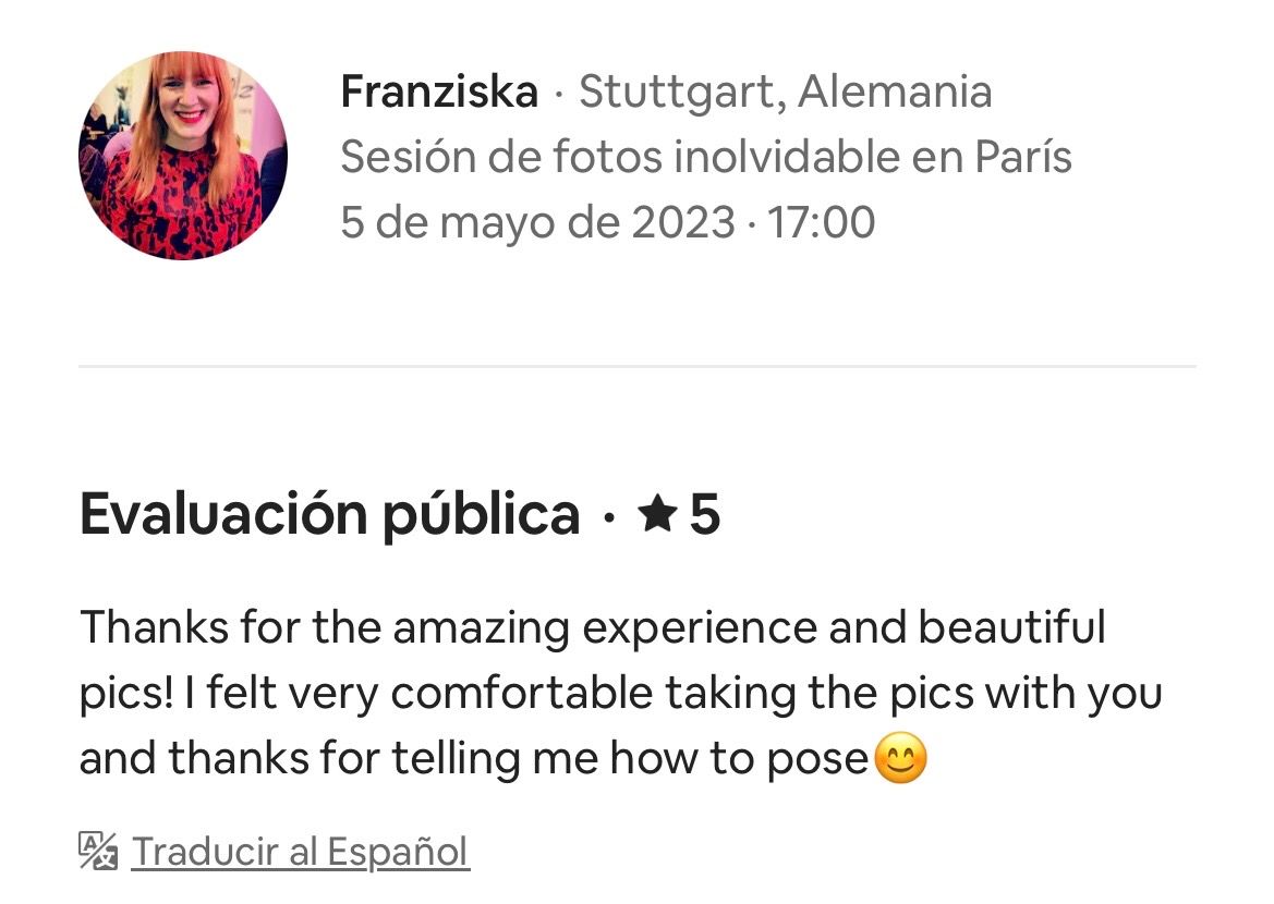 👉 5.0 ★ rating – 100+ five-star reviews | 15 years experience - Paulie Delic - Paris - Photographer - Reddit