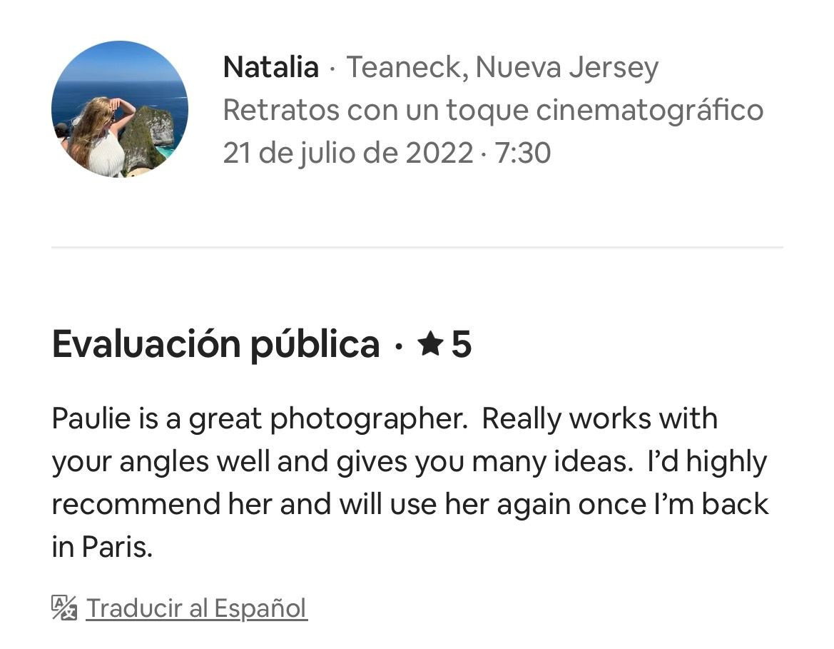 👉 5.0 ★ rating – 100+ five-star reviews | 15 years experience - Paulie Delic - Paris - Photographer - Reddit
