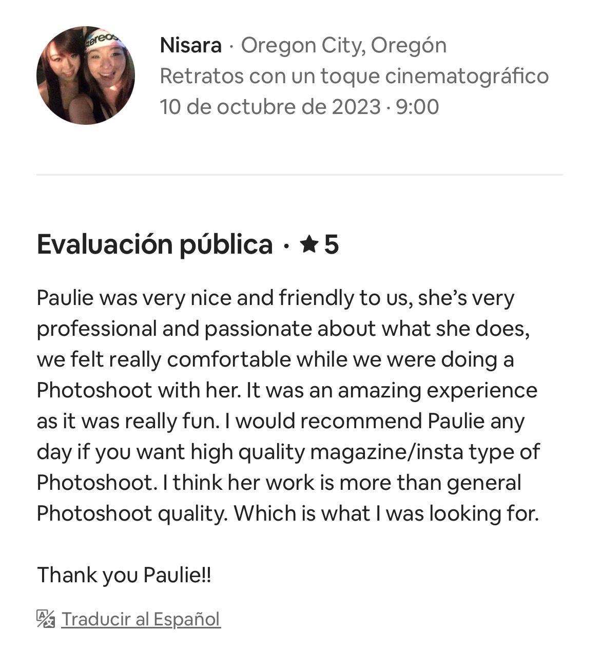 👉 5.0 ★ rating – 100+ five-star reviews | 15 years experience - Paulie Delic - Paris - Photographer - Reddit