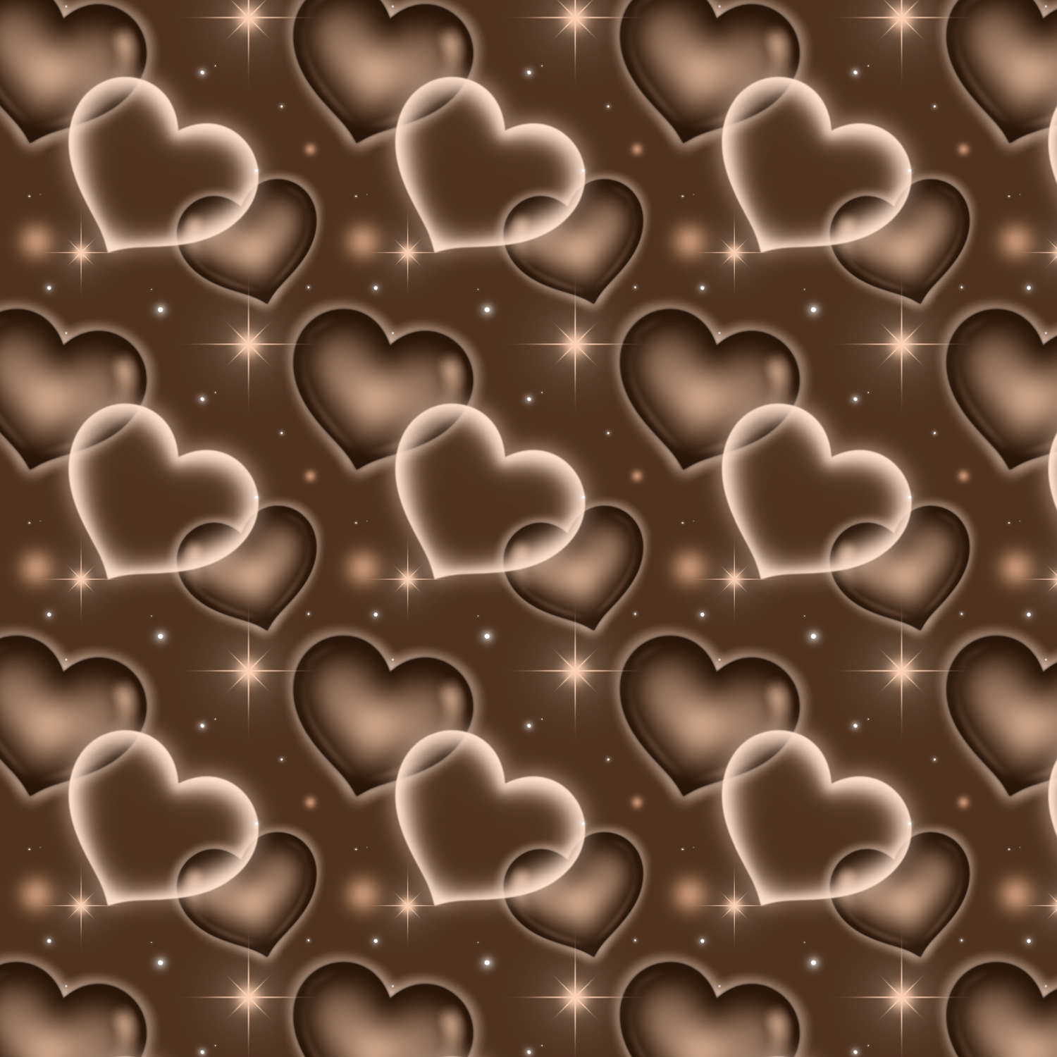BROWN HEARTS Y2K