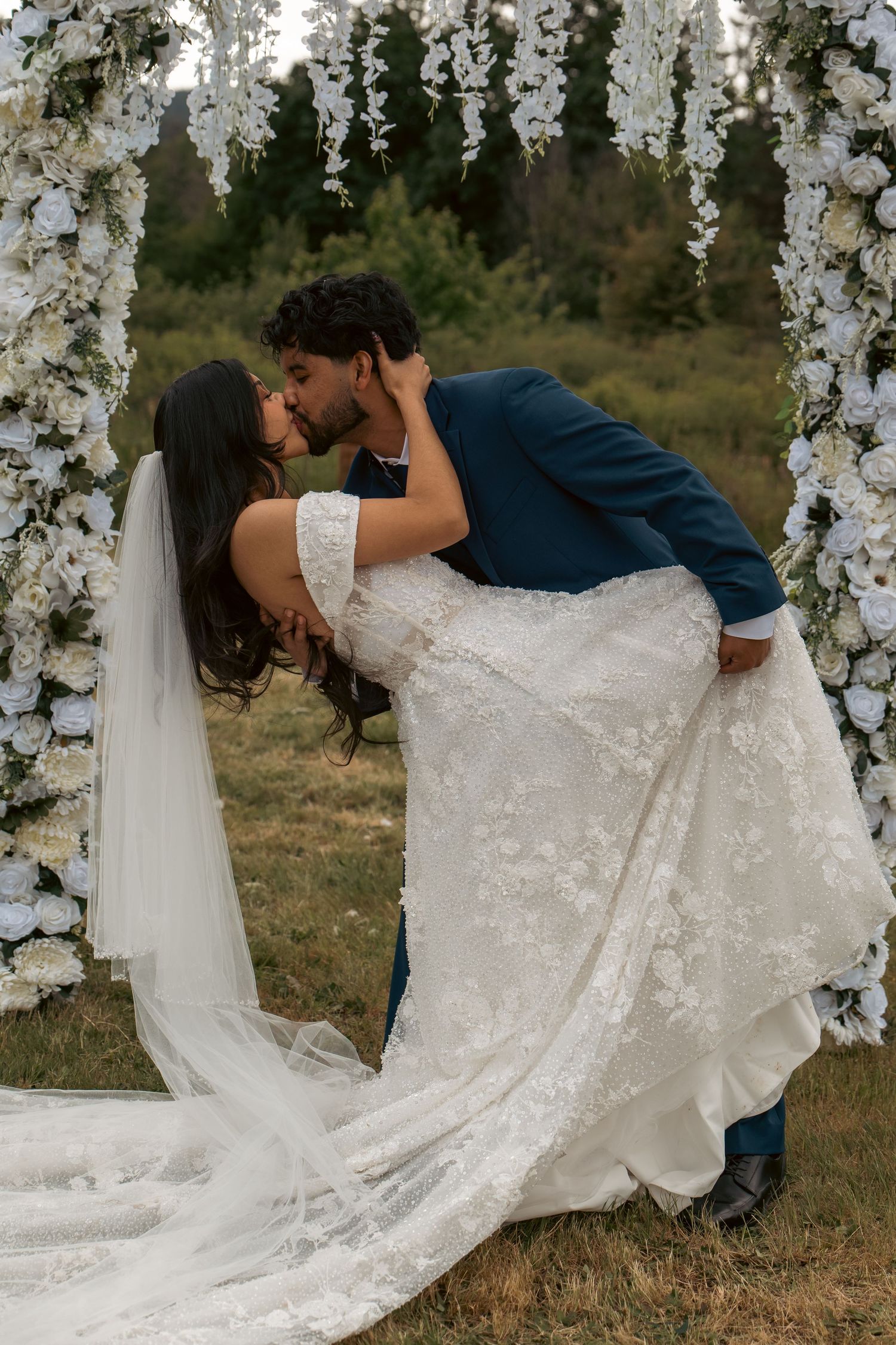 Wedding day moment